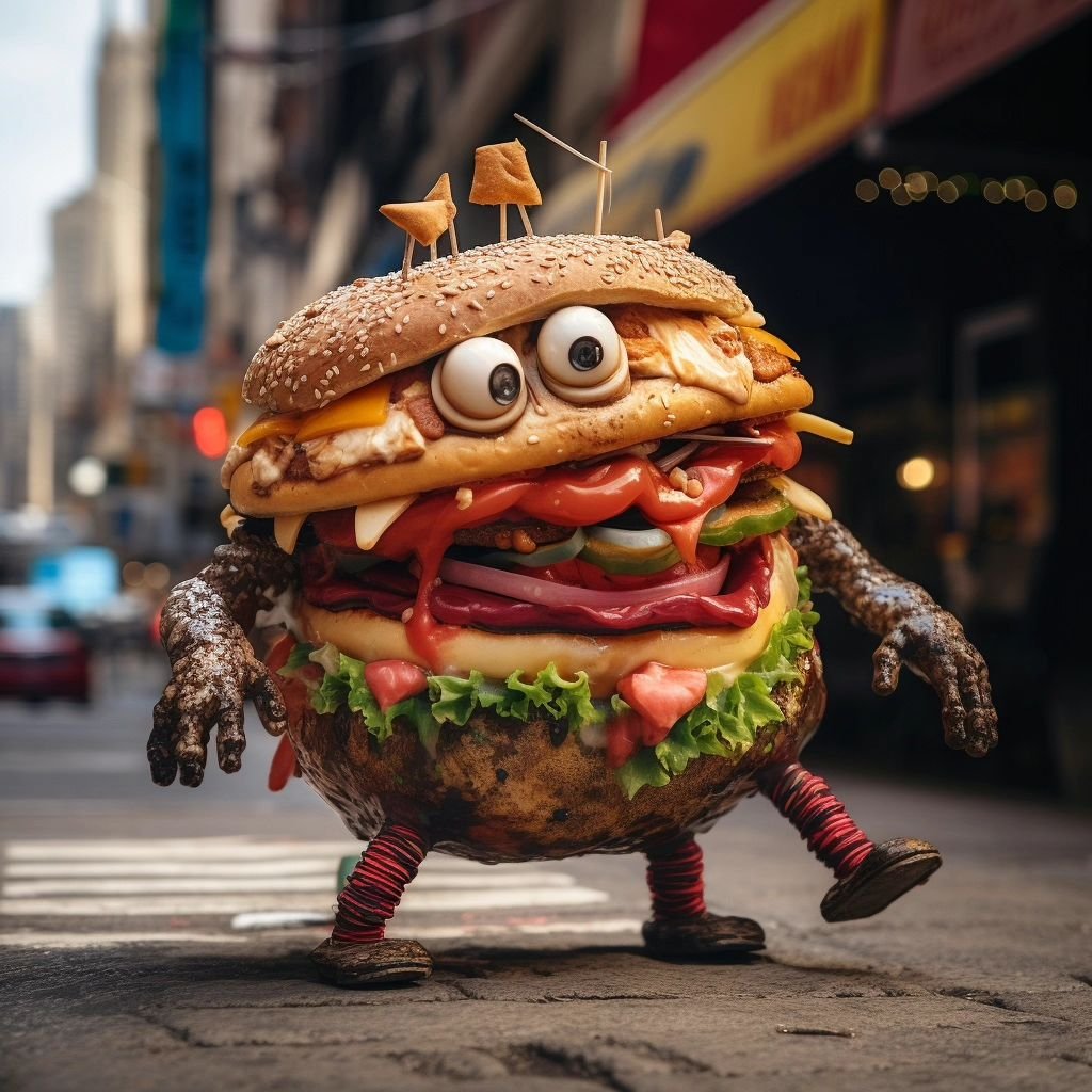 Hamburger monster 🍔
#ai #midjourney #hamburger #monster