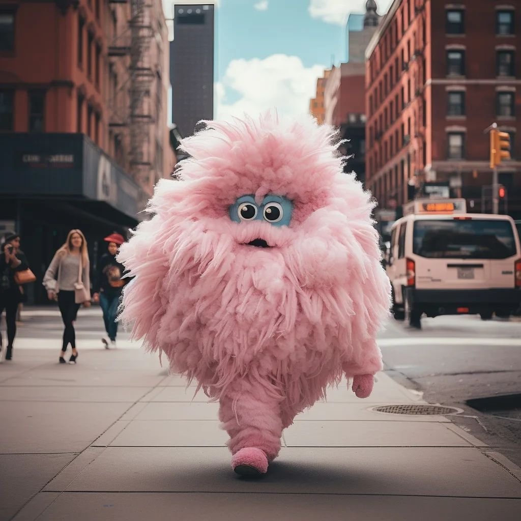 Cotton candy monster spotted in NYC
#ai #cottoncandy #monster #nyc