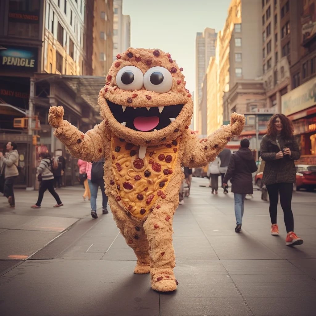 Pizza monster walking the streets of NYC
#ai #pizza #monster #nyc