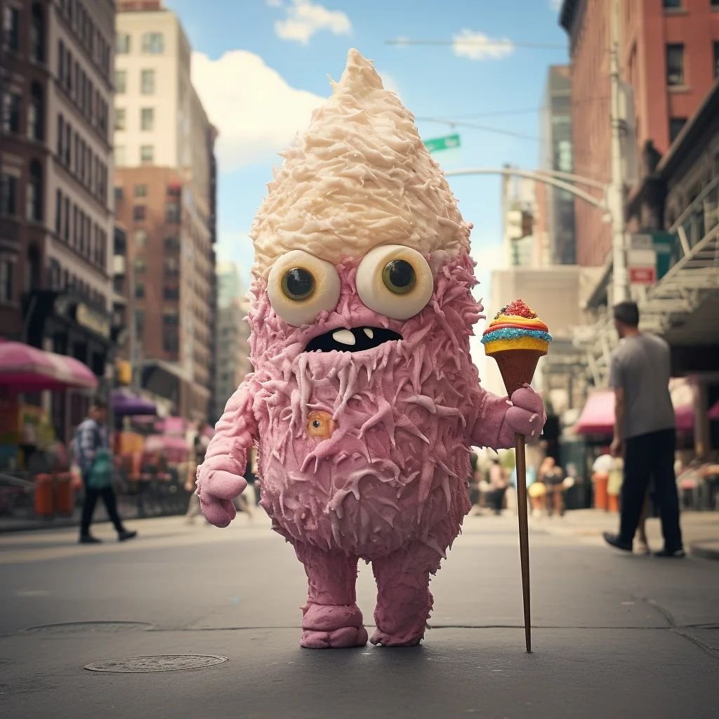 Ice cream monster walking the streets of NYC
#ai #midjourney #icecream #monster