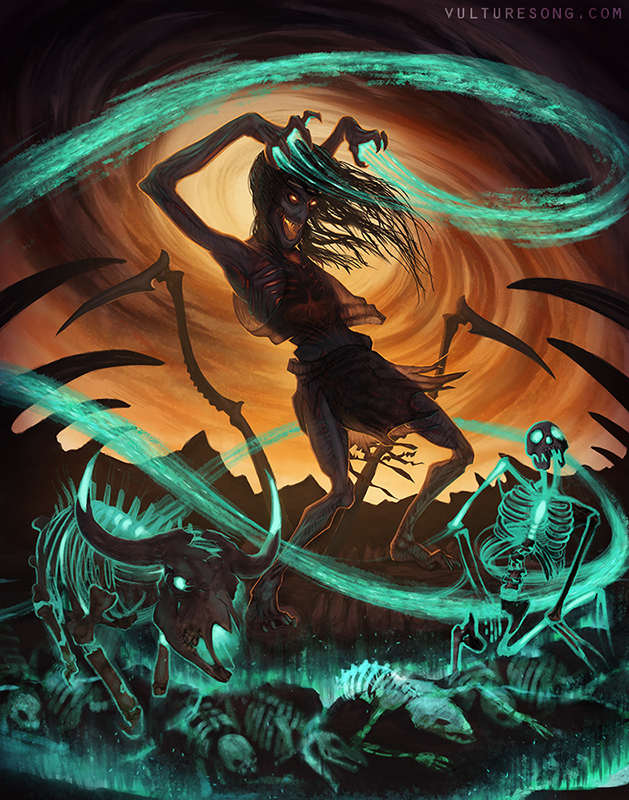 DEATH SINGS THE VULTURE SONG, 2019