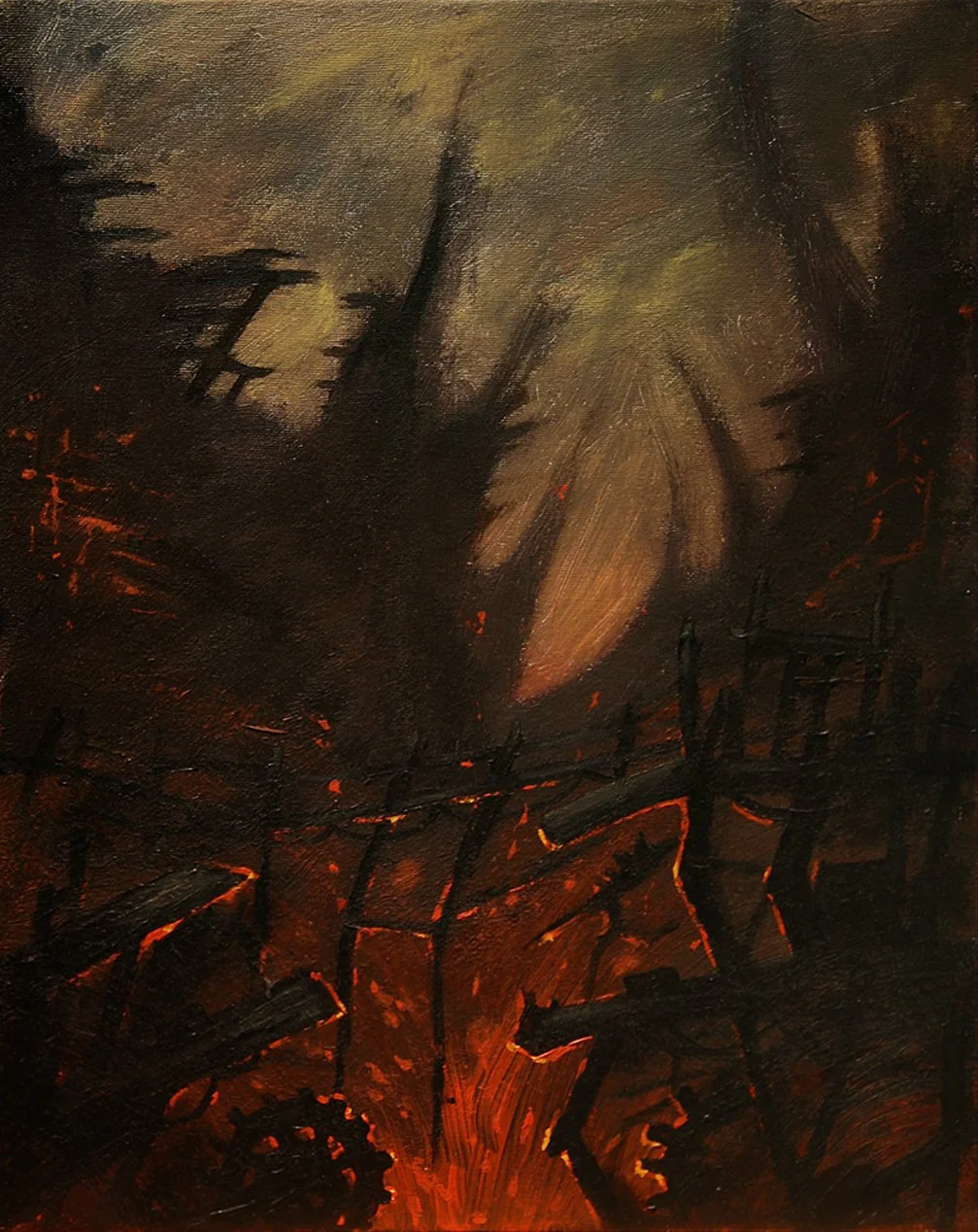 Mining Town — Acrylic, 2009