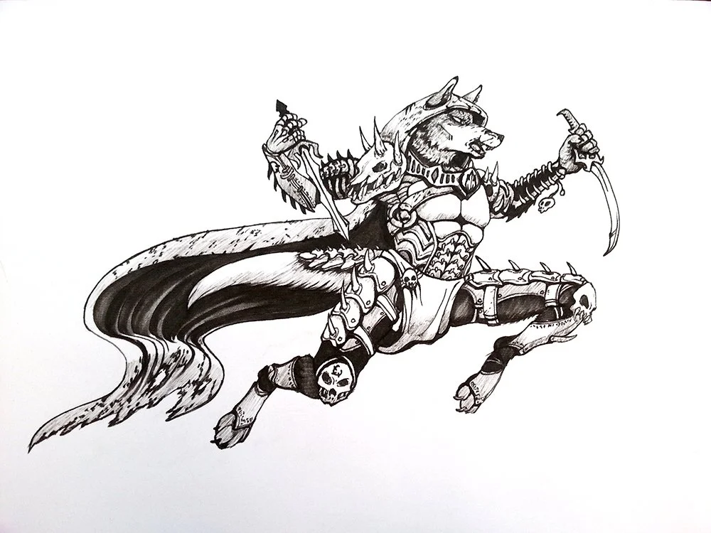 Mr. Saturday Commission — Fabric Ink on MTG Playmat, 2013