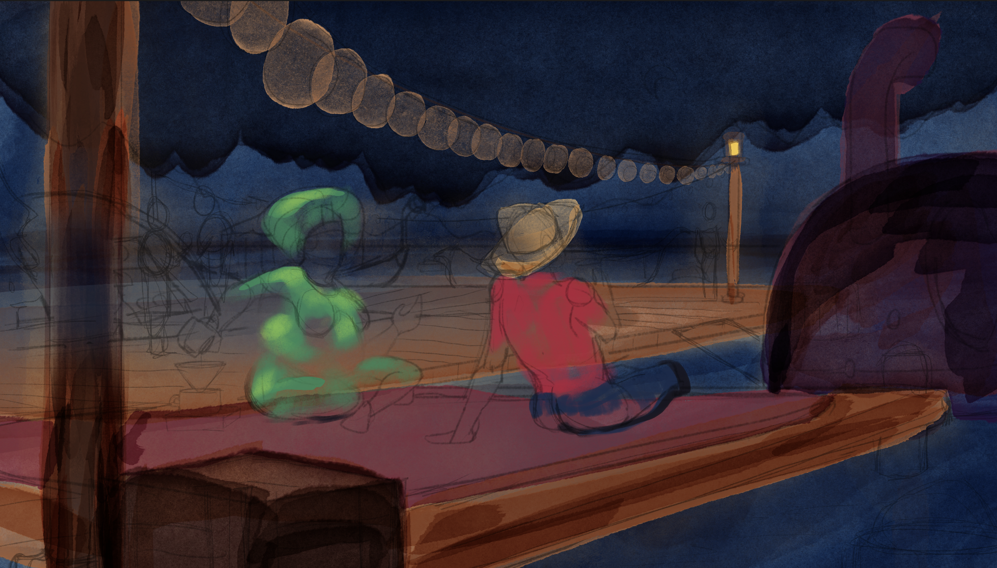 The Night Market — Stardew Valley Fanart