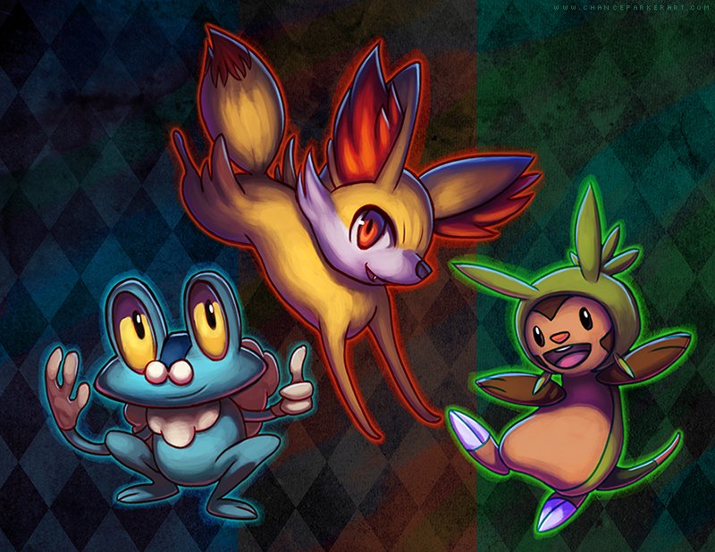 Gen 6 Starters — Pokémon, 2013