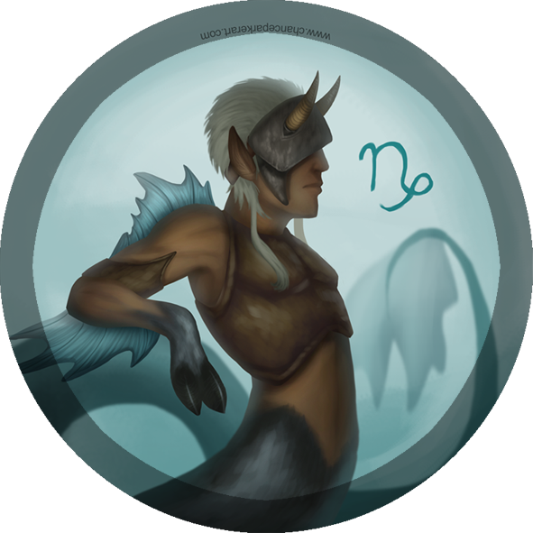 Capricorn Button Art, 2012