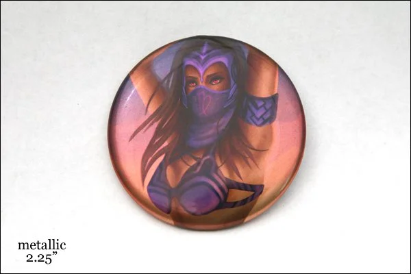 Virgo Button — Printed on Acetate and Hand-Pressed, 2012