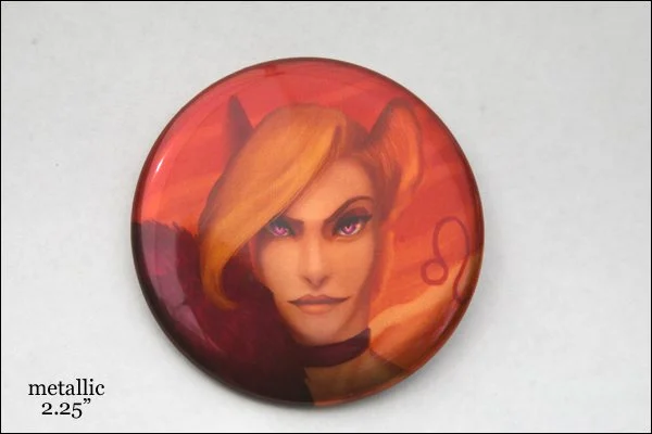 Leo Button — Printed on Acetate and Hand-Pressed, 2012