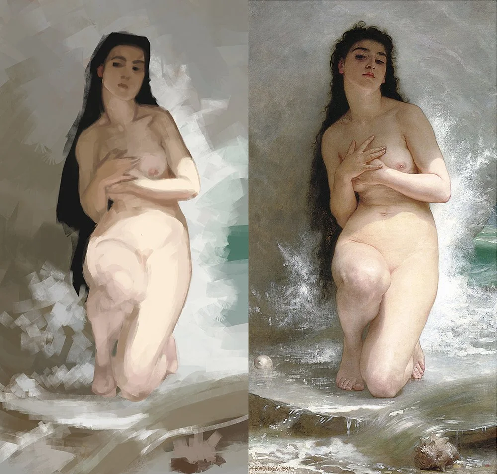 William Adolphe Bouguereau, "La Perle"