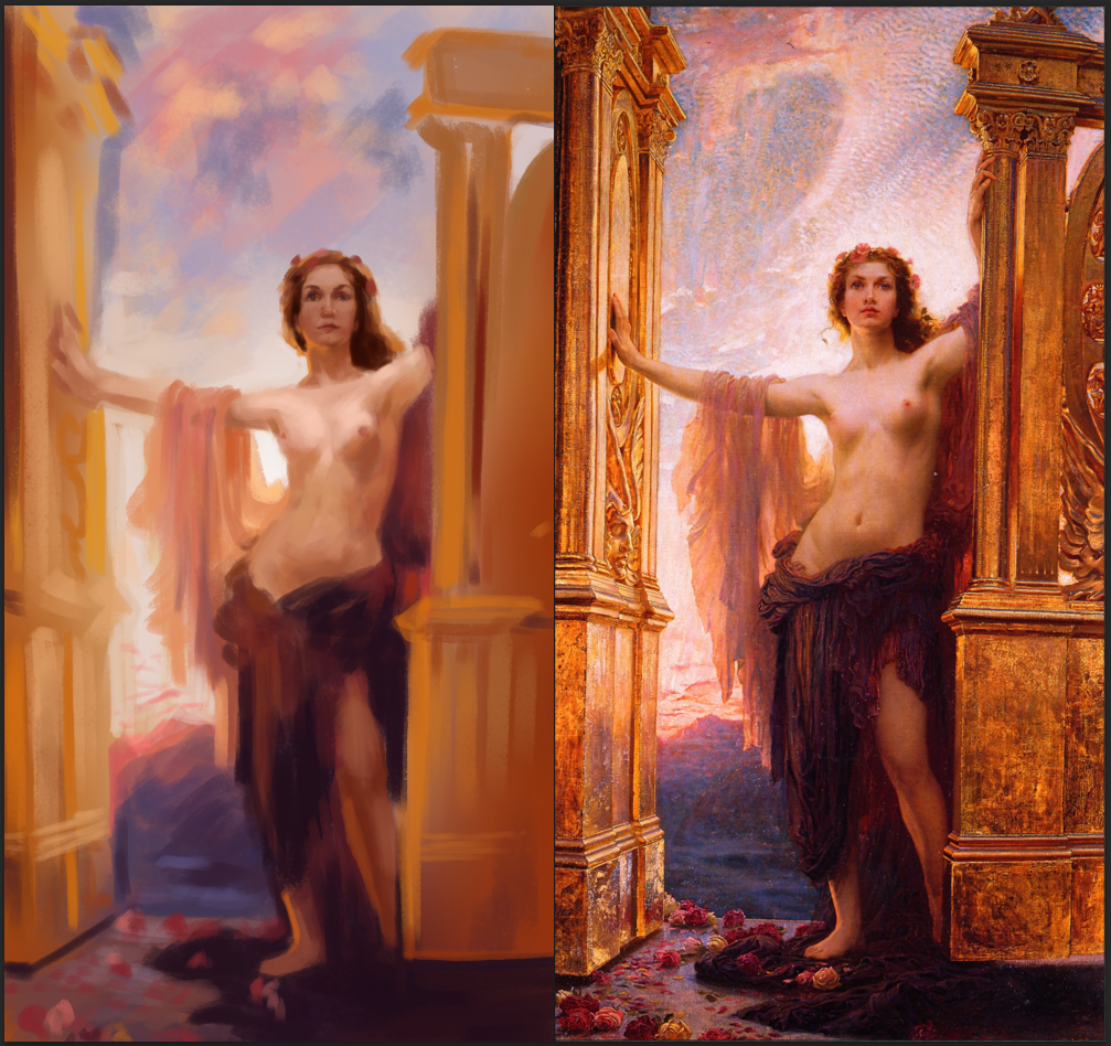 Herbert James Draper, "The Gates of Dawn"