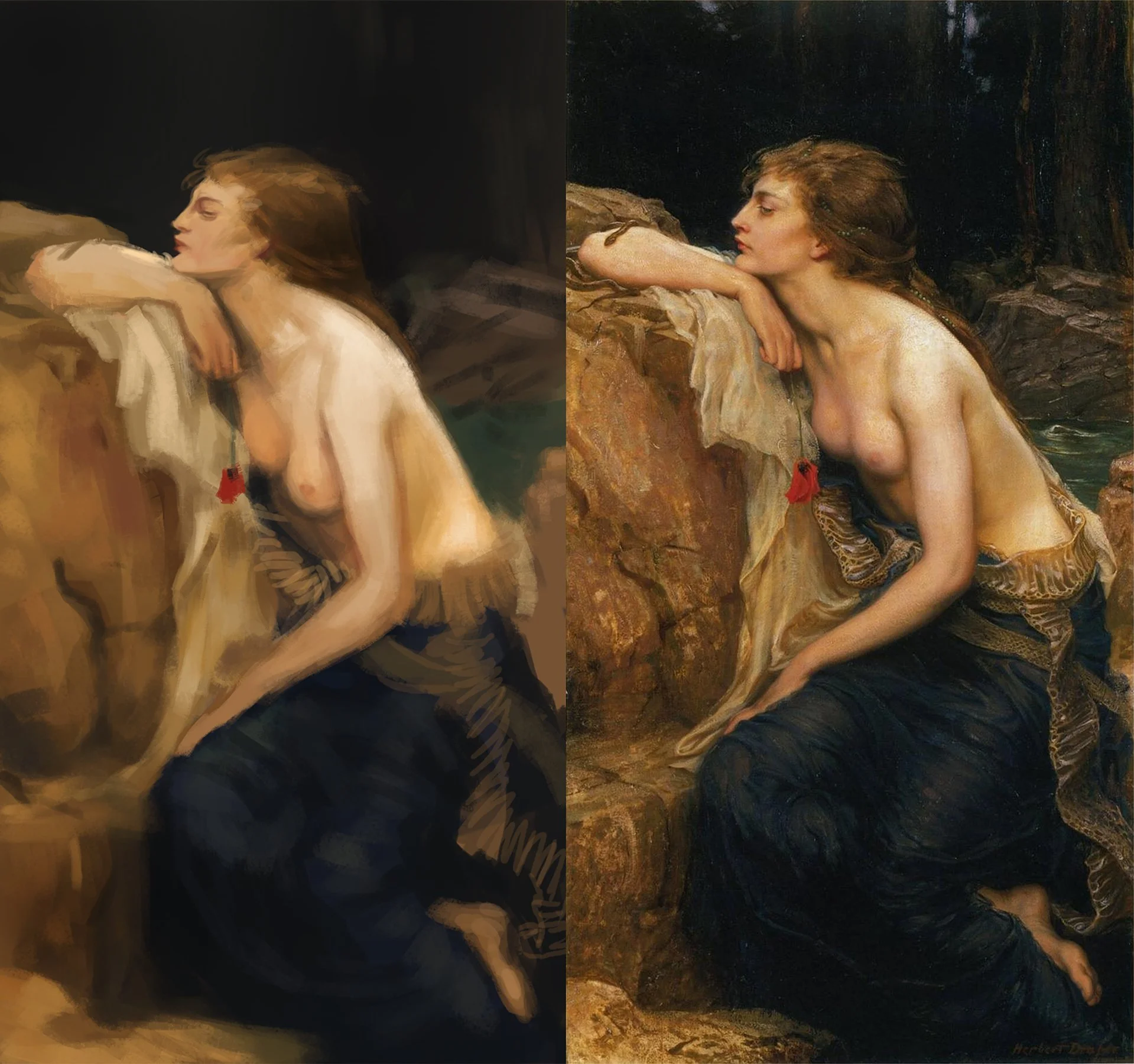 Herbert James Draper, "Lamia"