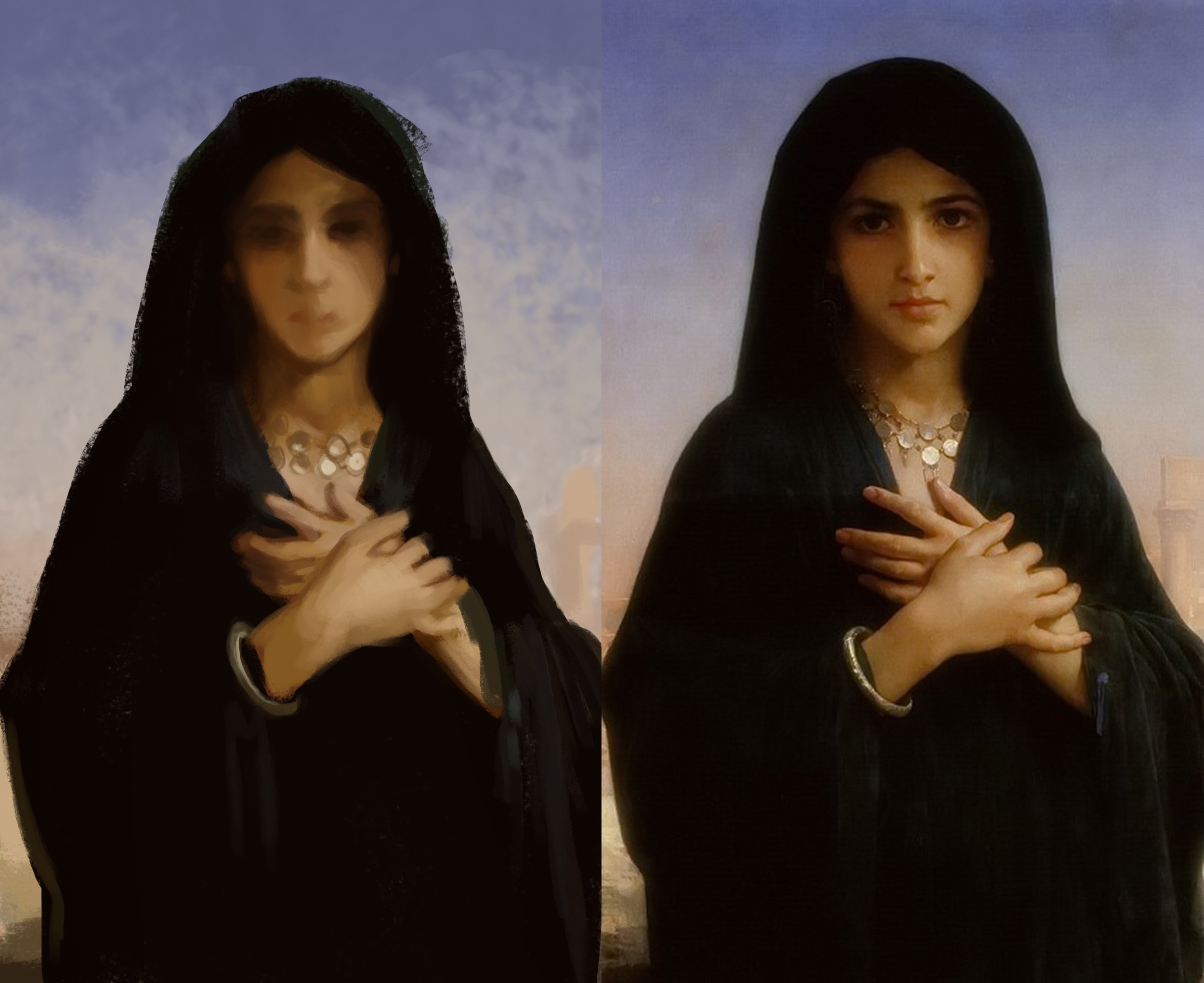 William Adolphe Bouguereau, "The Penitent"