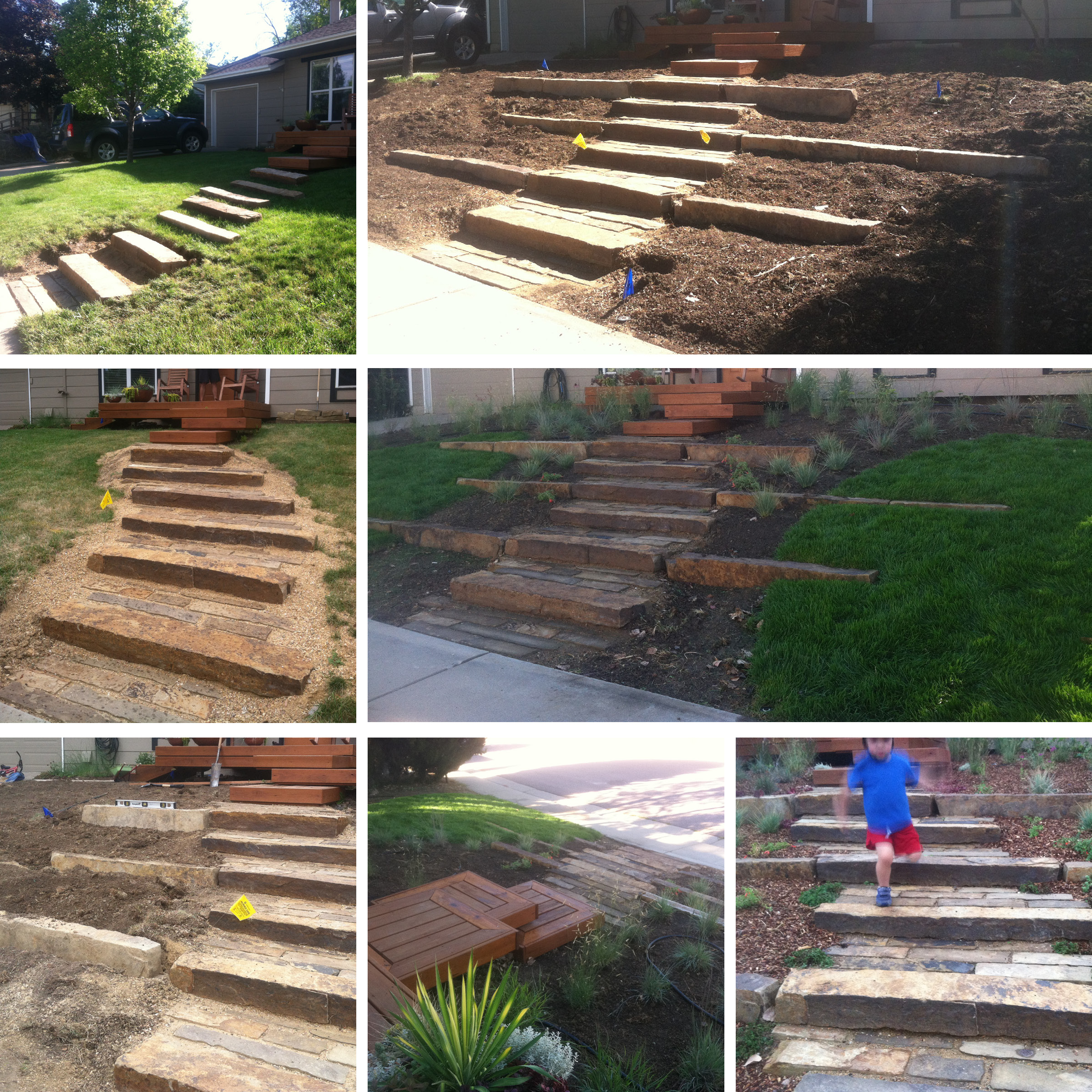 Stone Stairs Progress