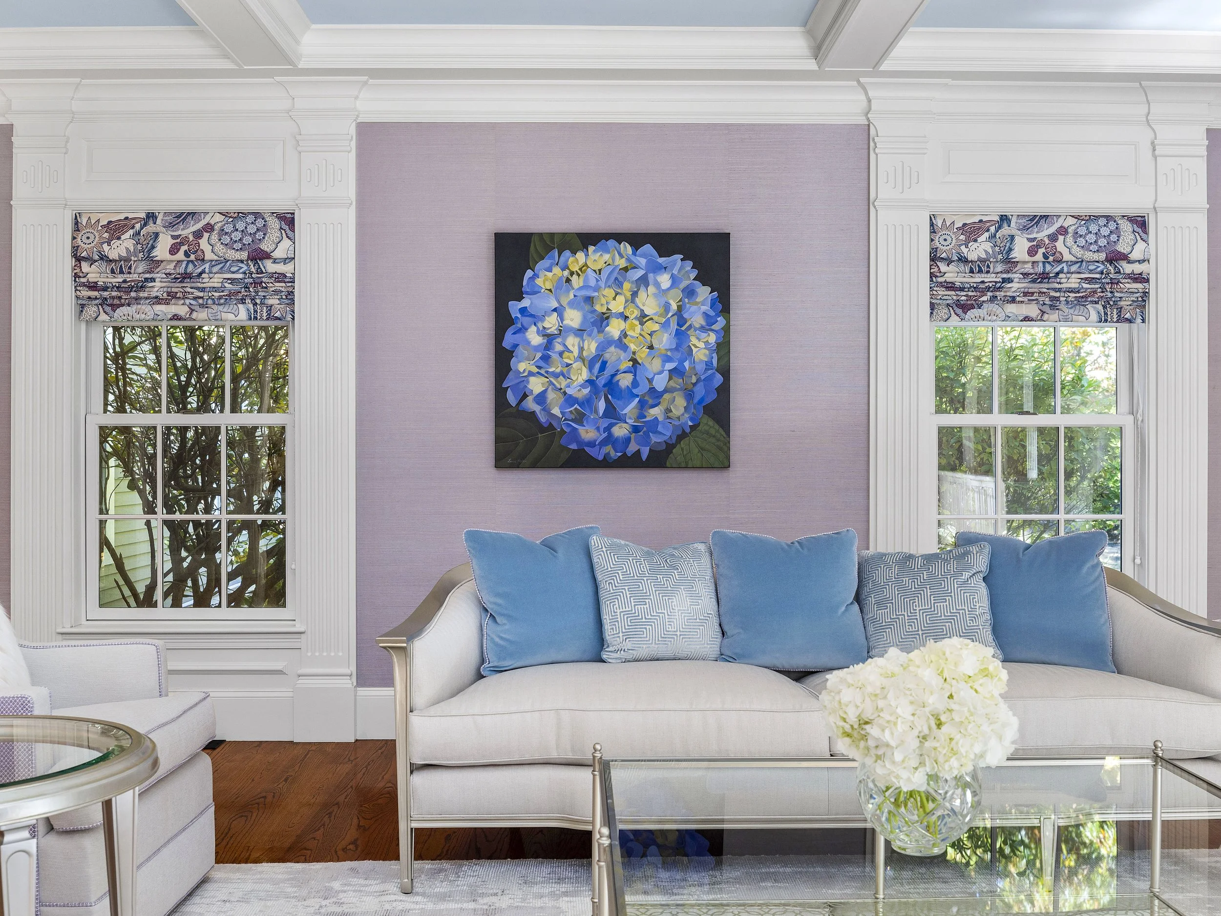 Window Treatment Ideas: Sheers, Lined Drapery Panels, and Roman Shades