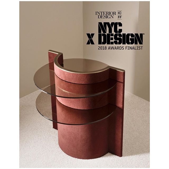 Yay! The TORUS collection has been named a finalist in @interiordesignmag &lsquo;s @nycxdesign awards in the Made in the Boroughs category alongside @kinandcompany and @thecoast.studio #nycxdesignawards #microsuede