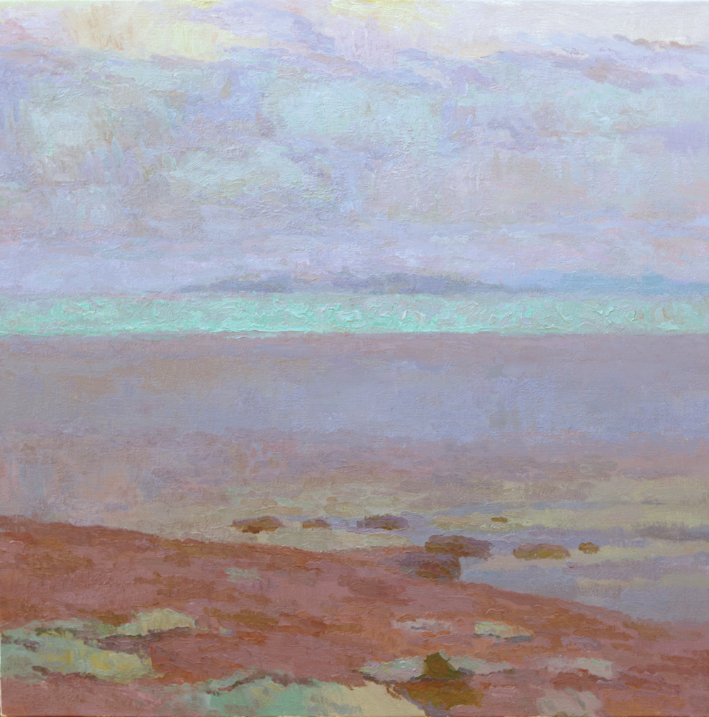 Salton Sea Haze, 30" x 30", © Eric Merrell
