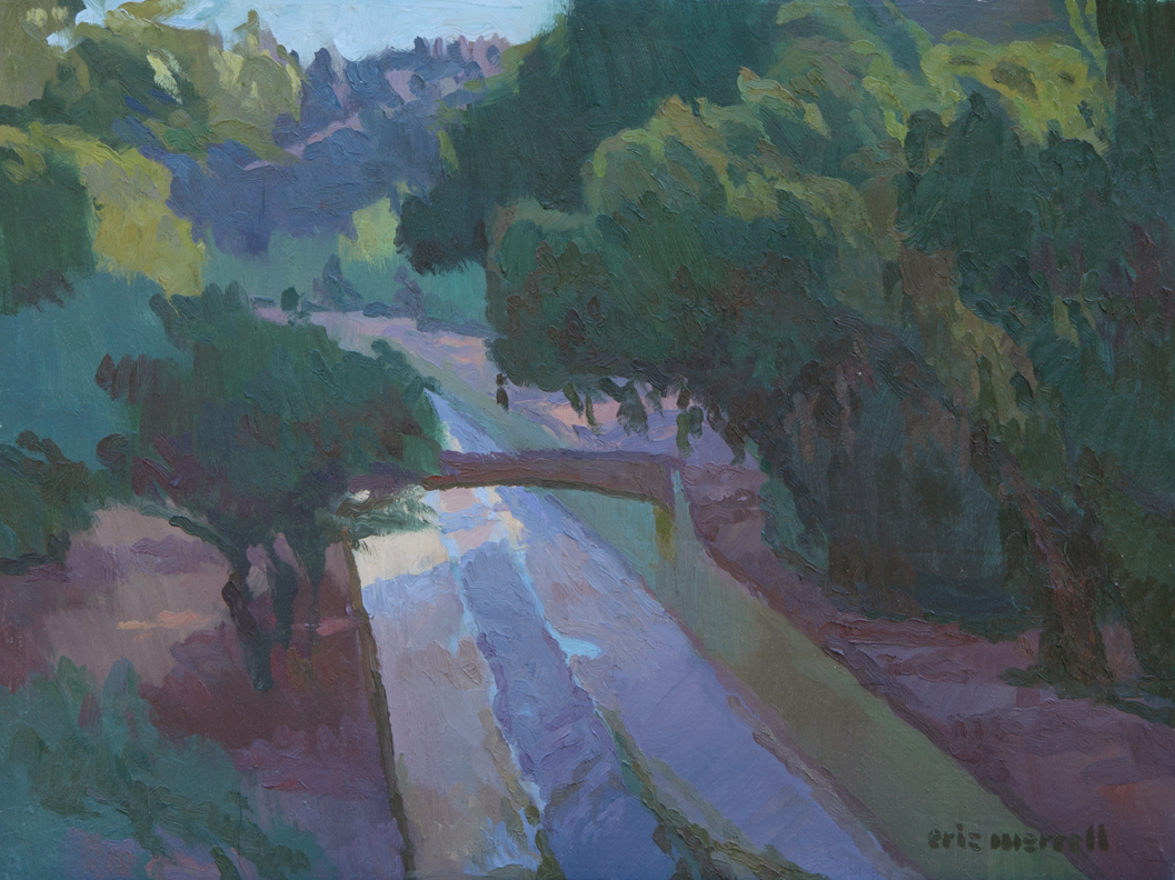 Eric Merrell, Arroyo Seco Afternoon , 2011, 12" x 16"