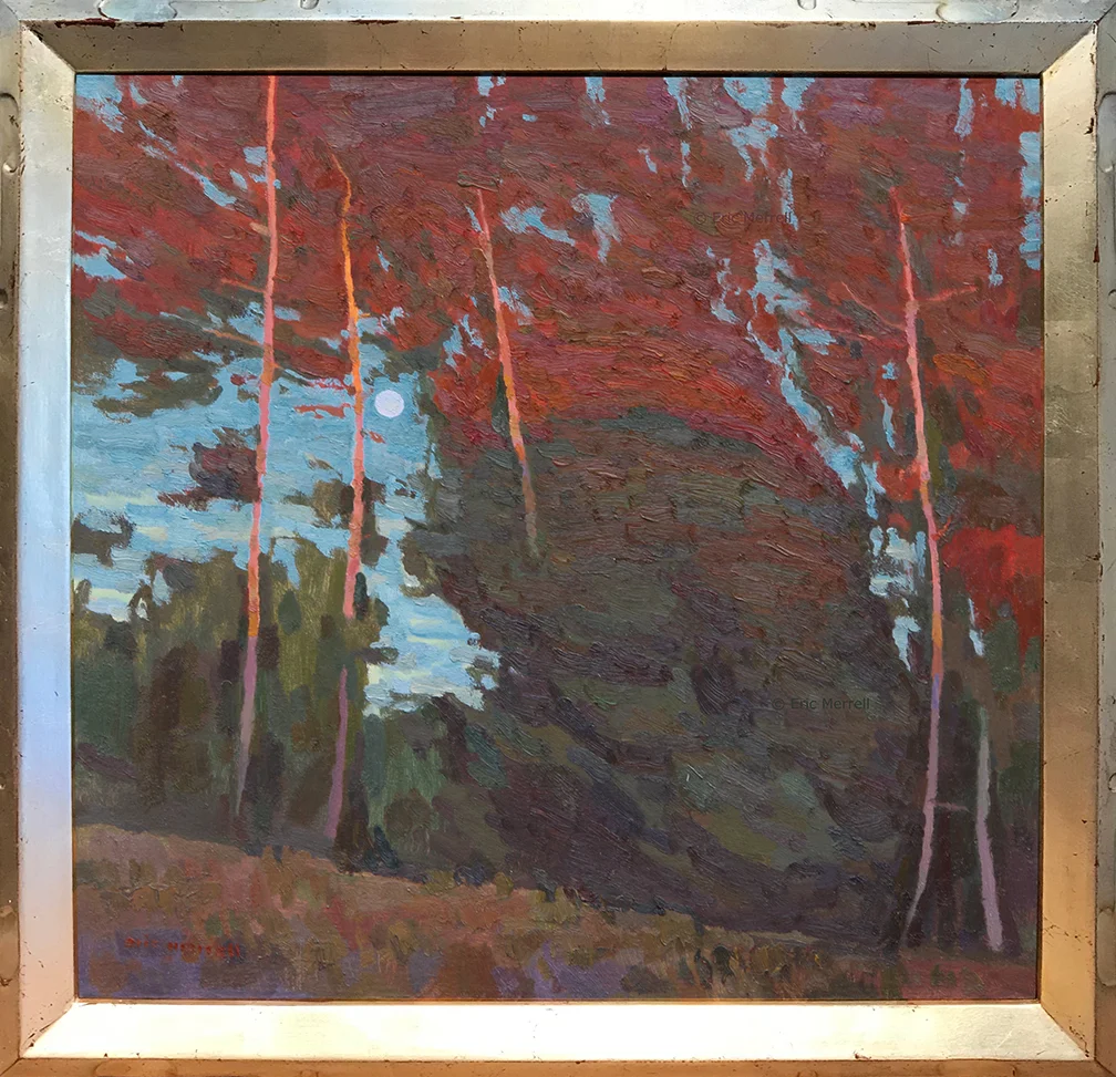 The Moon in Evening, 24x24
