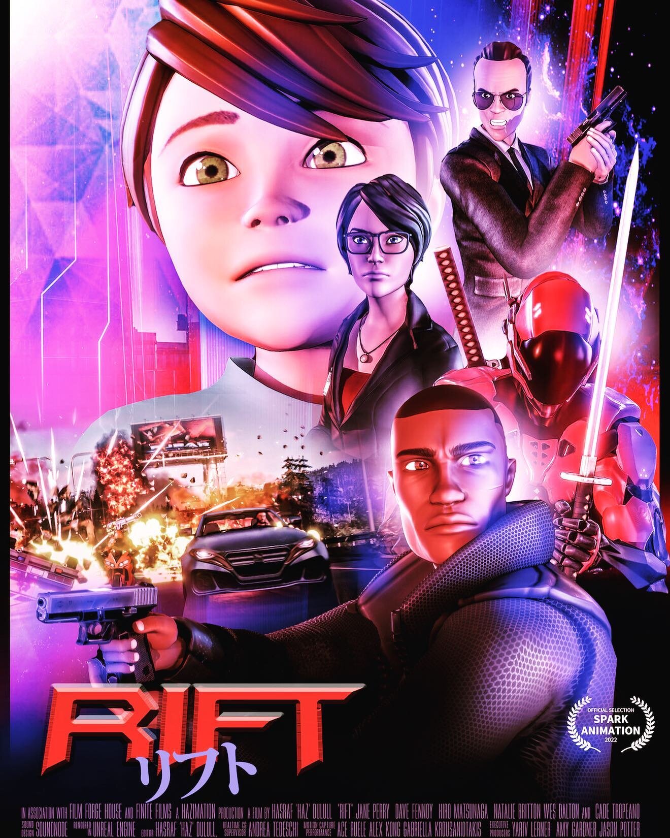 RIFT is in Berlin at the European Film Market! 🔥 I was a lead animator on this feature film! Thanks to friend/mentor/director @hazdazzle for bringing me on! Your kung fu is so good!  I learned SO much. #animation #directing #anime