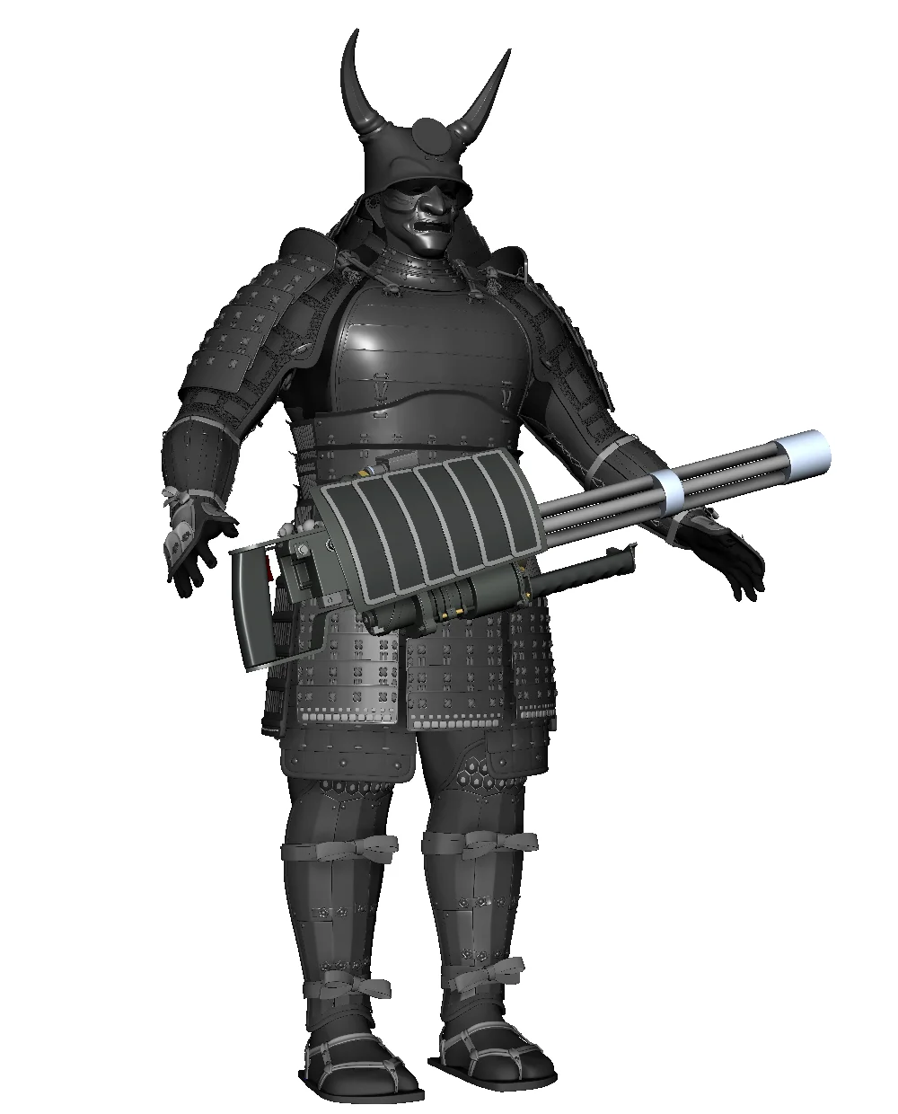Samurai Concept for Zack Synder's Sucker Punch at the Aaron Sims Co.