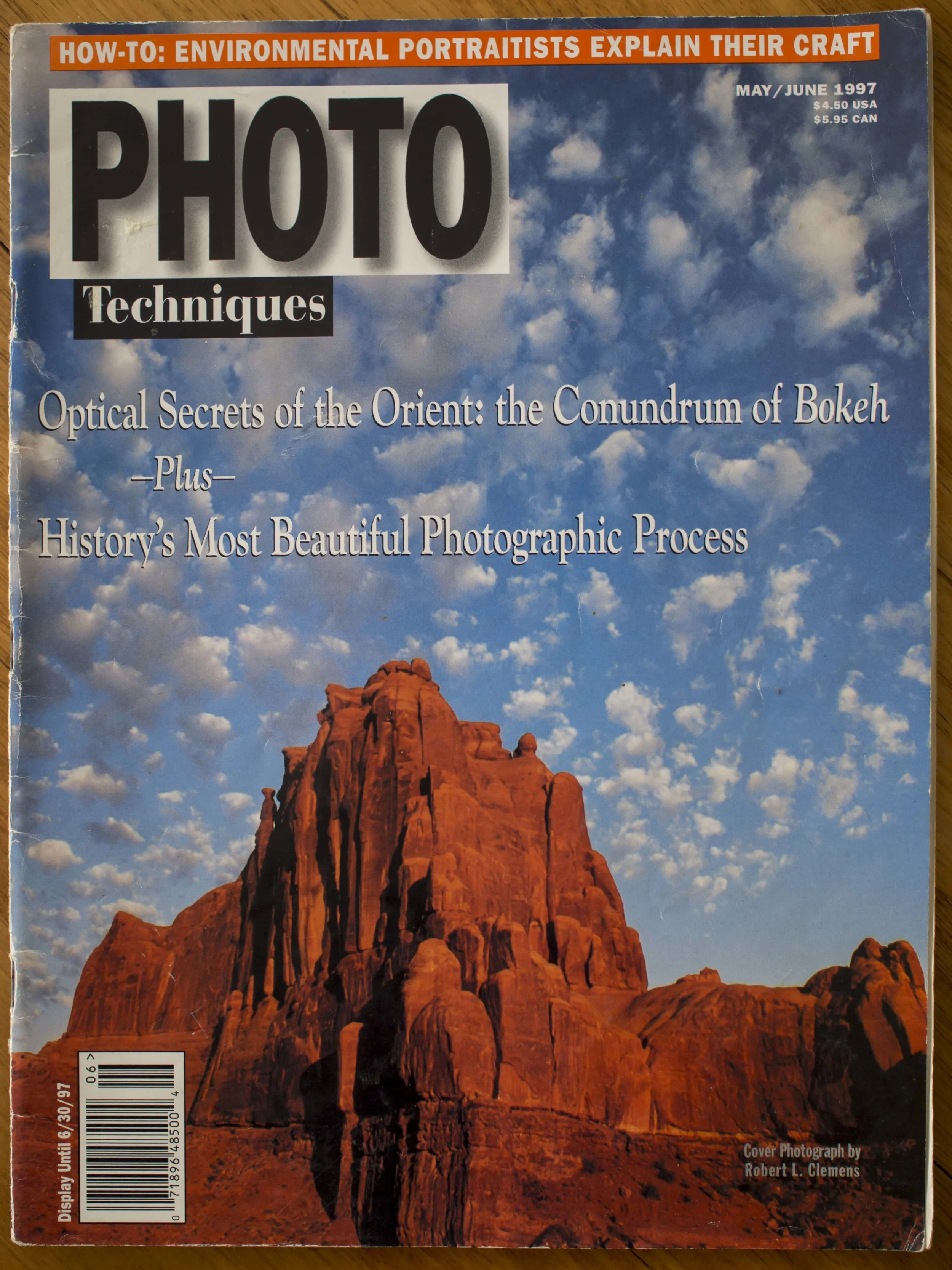 Unassuming, classy and modest, this periodical was an automatic buy for me along with Camera and Darkroom, mostly for the articles about photographers current and retrospective or advanced technique as well as the dry wisdom of David Vestal. Pretty good condition considering. I still have a hoard of 50 or so mags from this era, as they are far too precious to me to toss. It is amazing how relevant they still are.