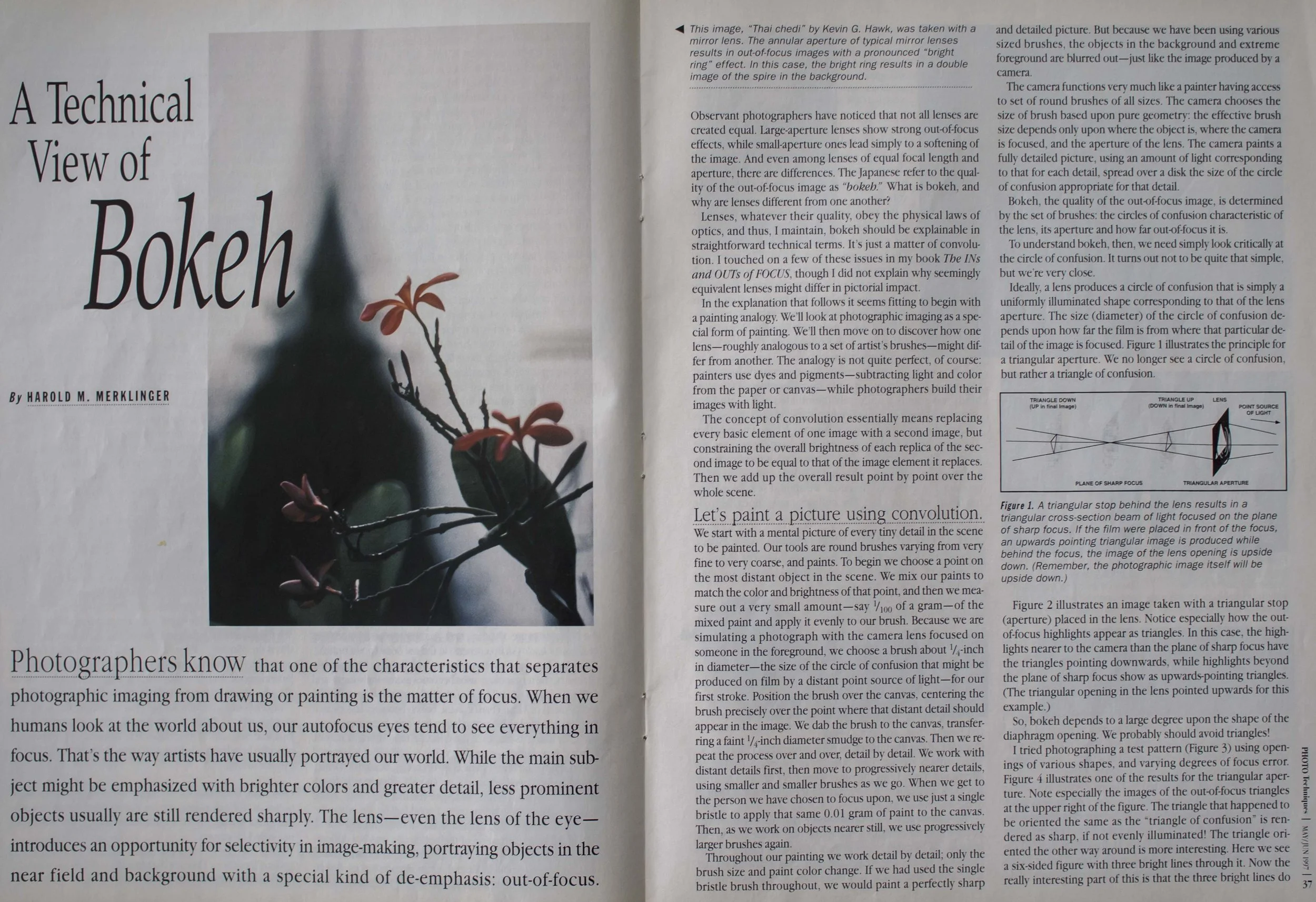 Then the more technical article, that I must admit I have not properly read as I find this type of thing efficiently removes the joy from something as intuitive and emotional as Bokeh.
