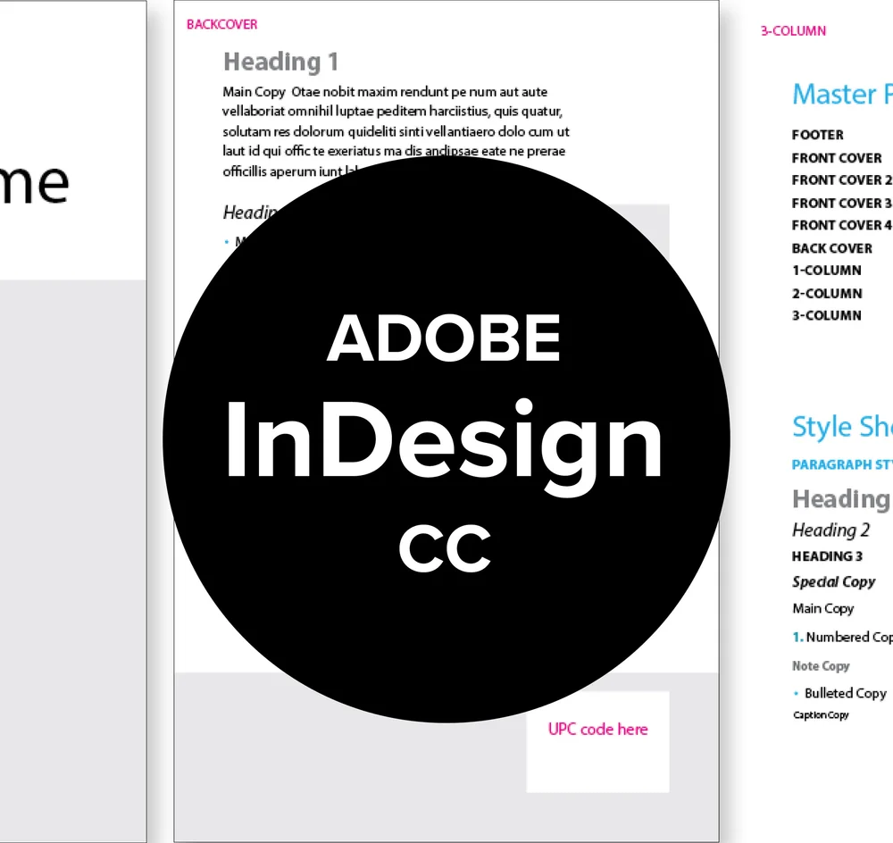 InDesign CC Pattern Design Template — Page + Pixel