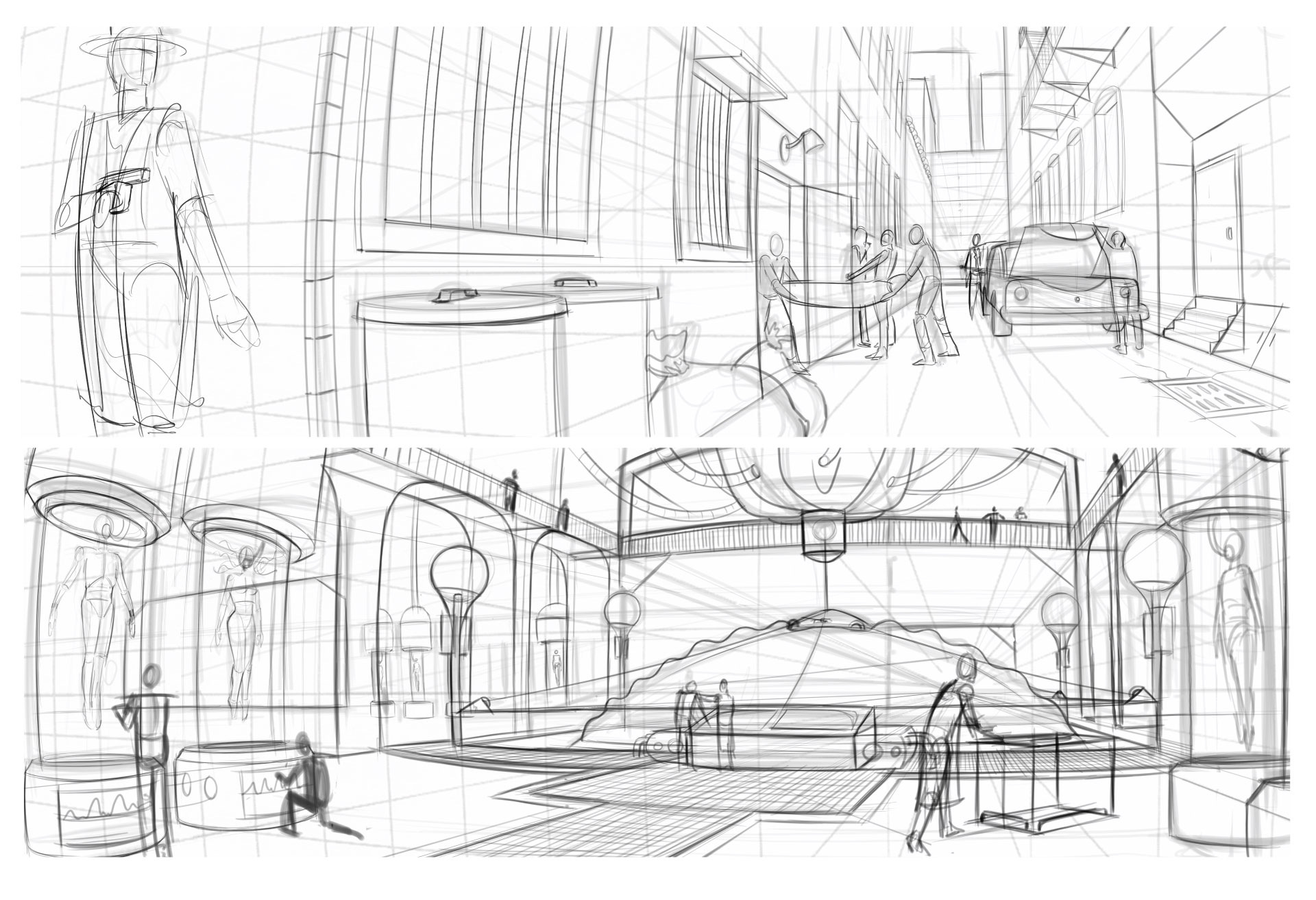 Five Point Perspective Concepts