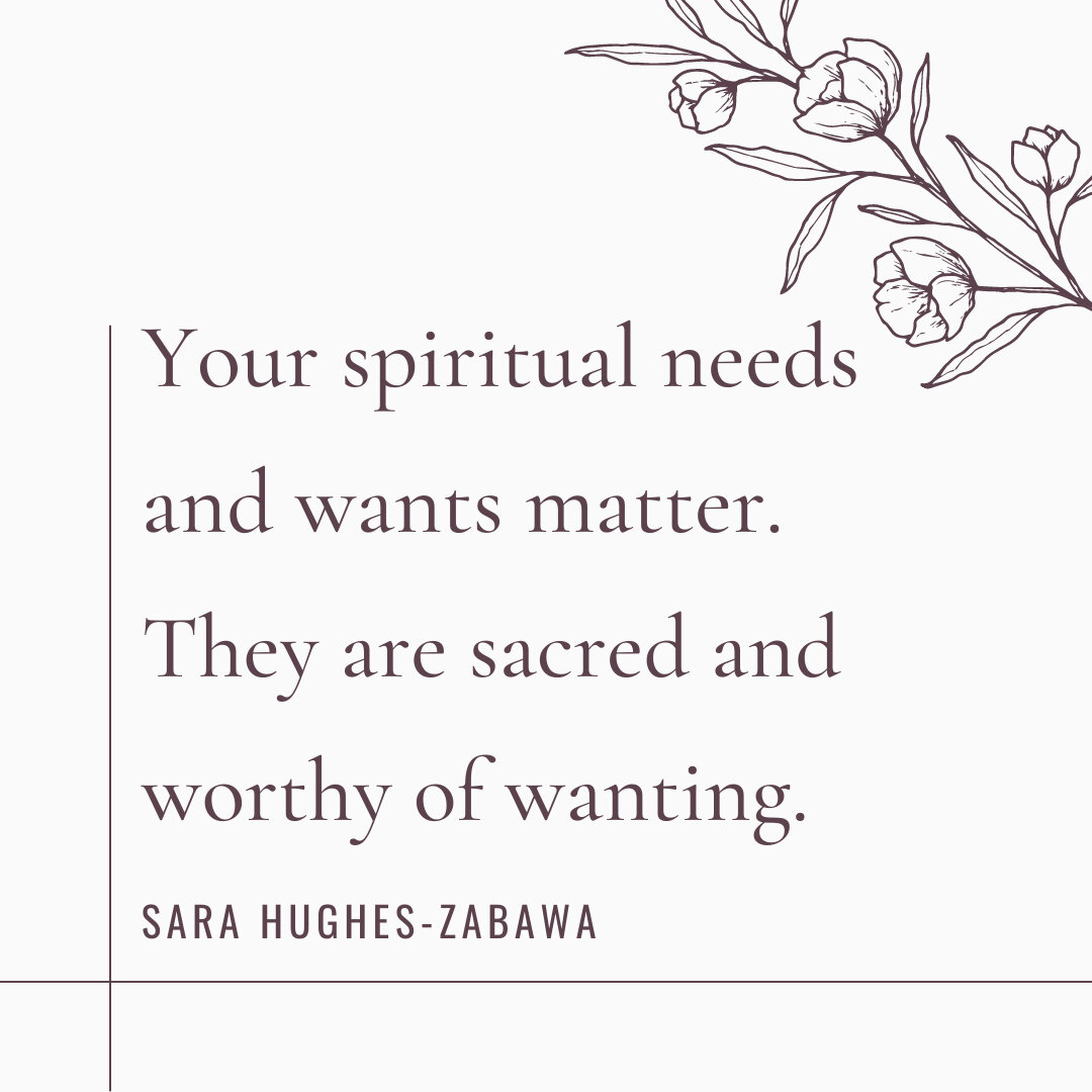 Have you ever been given permission to consider or honor what your spiritual needs are?⠀⠀⠀⠀⠀⠀⠀⠀⠀
⠀⠀⠀⠀⠀⠀⠀⠀⠀
I look at healing and wants and needs from a holistic perspective. One that includes and considers the mind, body, and spirit. I use the word s