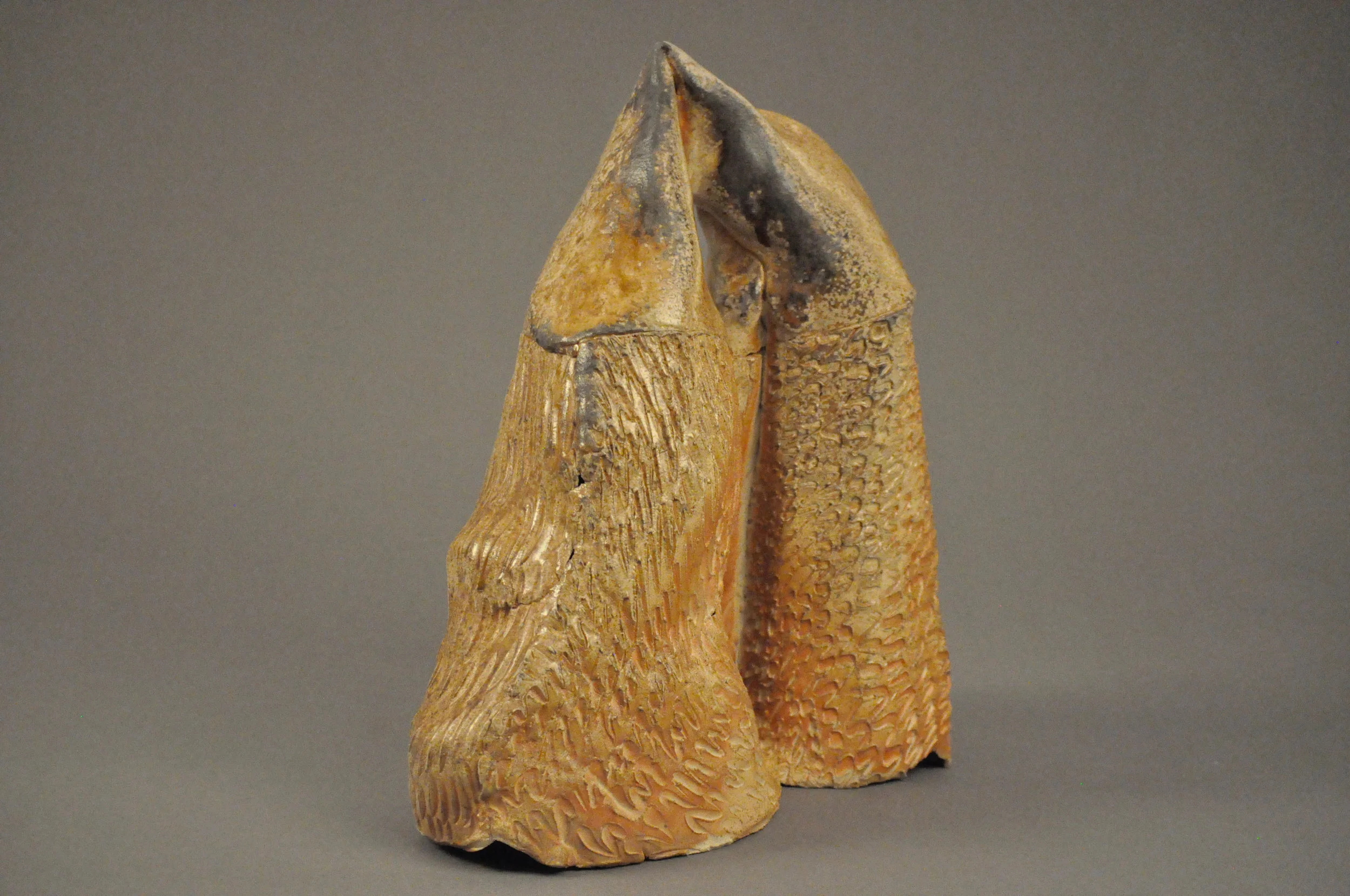 woodfire, white stoneware