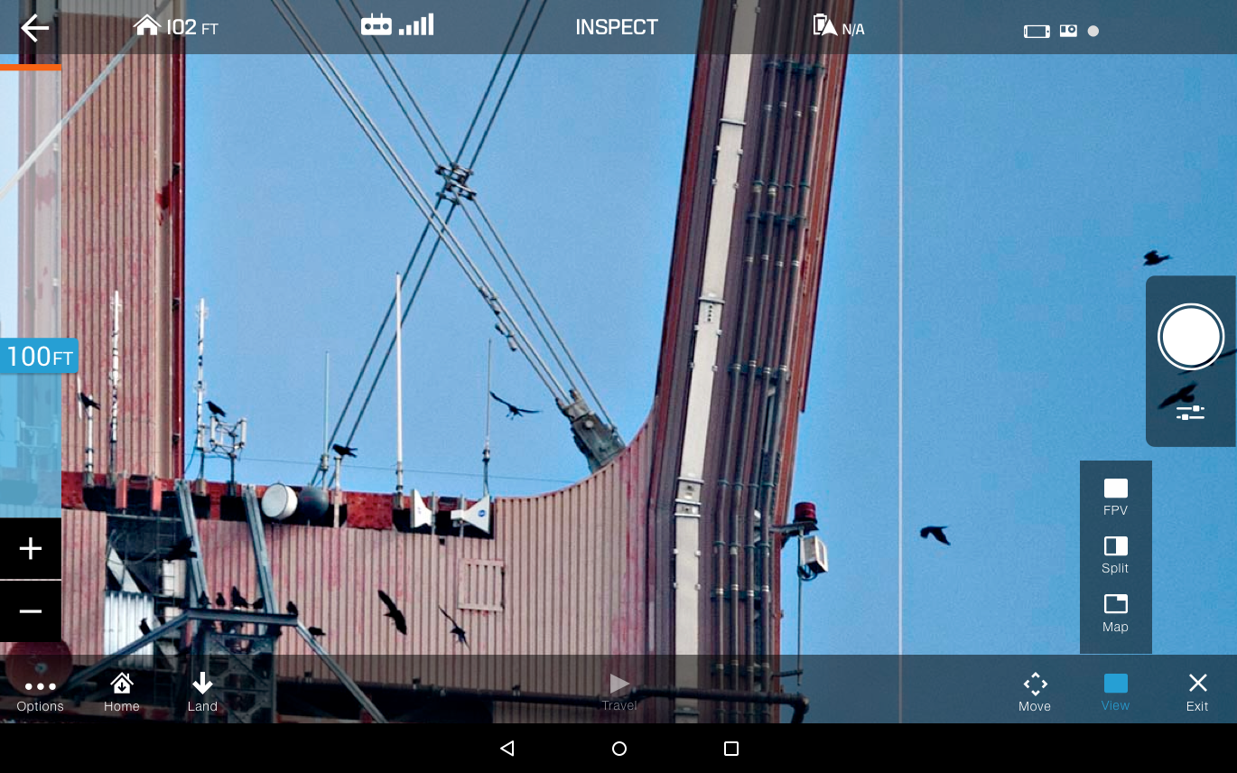 Full FPV view: Gives user maximum visibility from the copters perspective