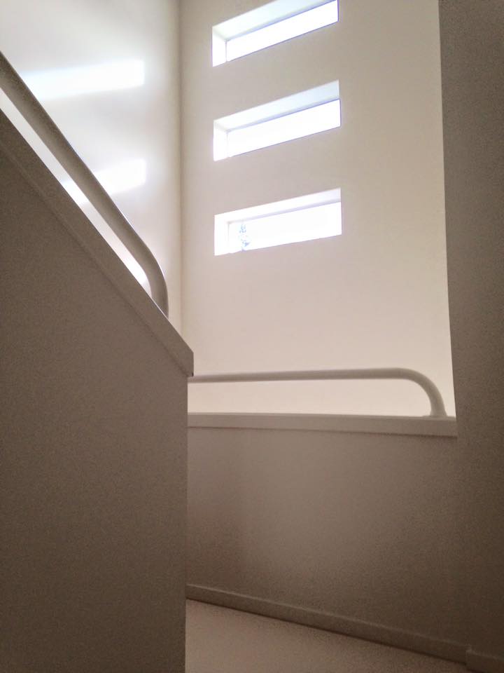 Mt. Baker home stairwell.