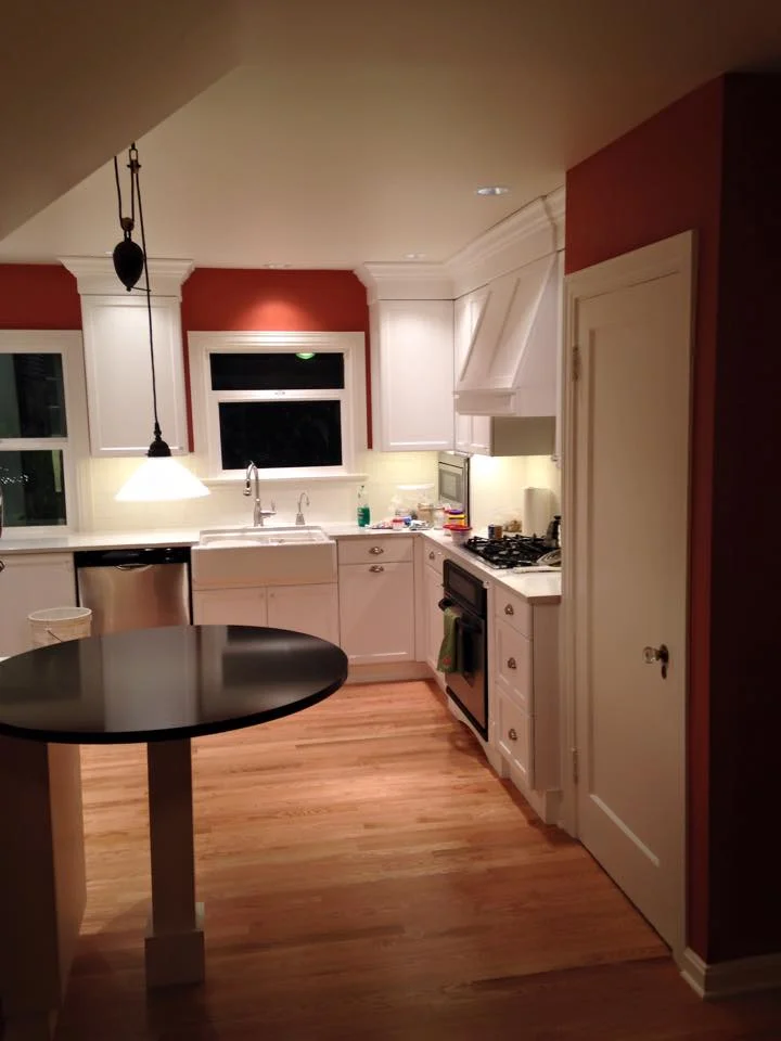 Seattle home kitchen.
