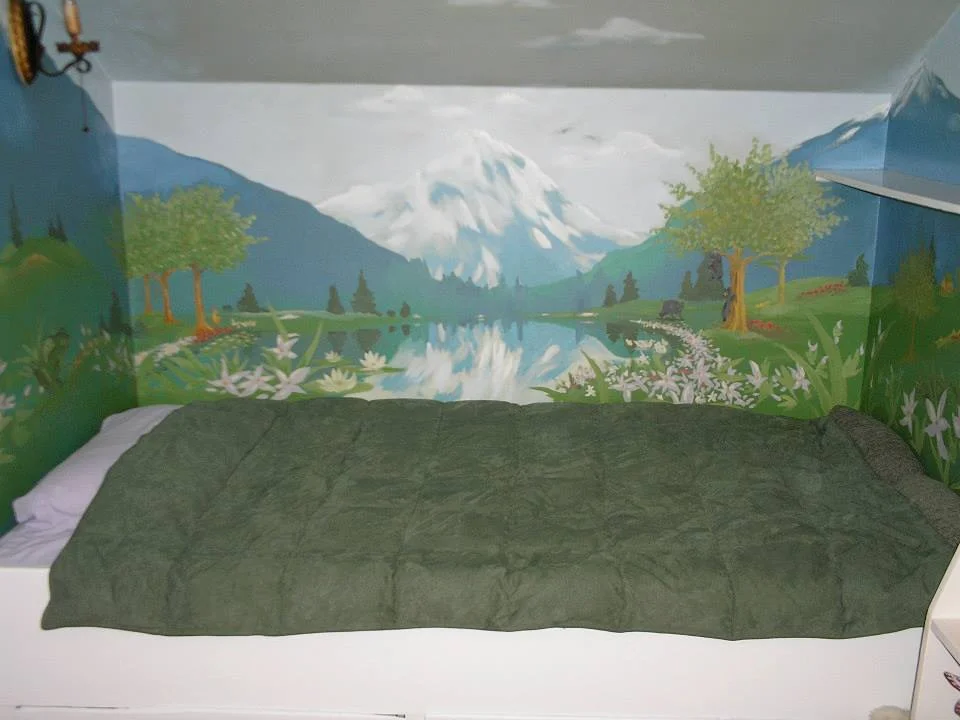 I was asked to do a mural in Seattle for this great children's space.