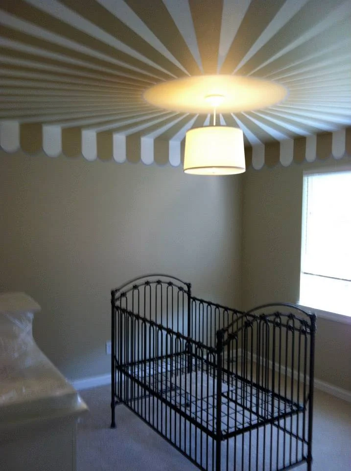 Finished project for the baby nursery