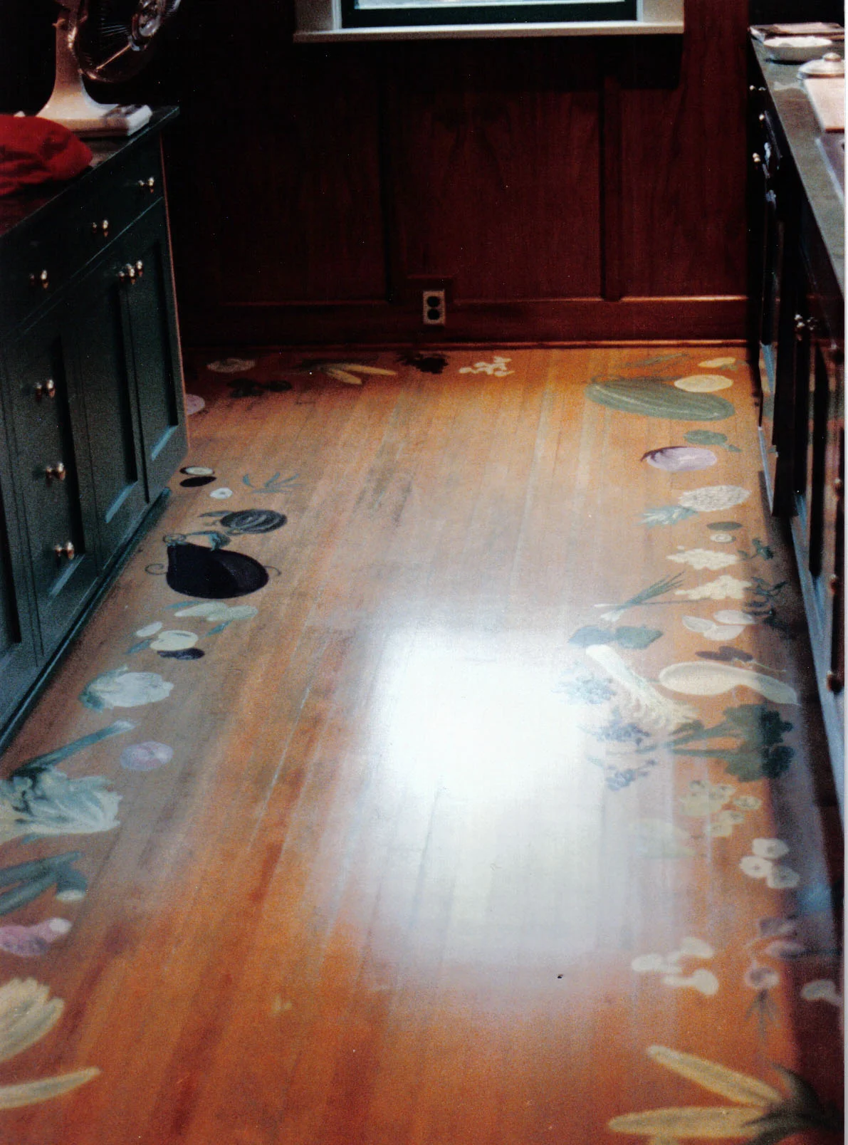 Seattle home kitchen floor.