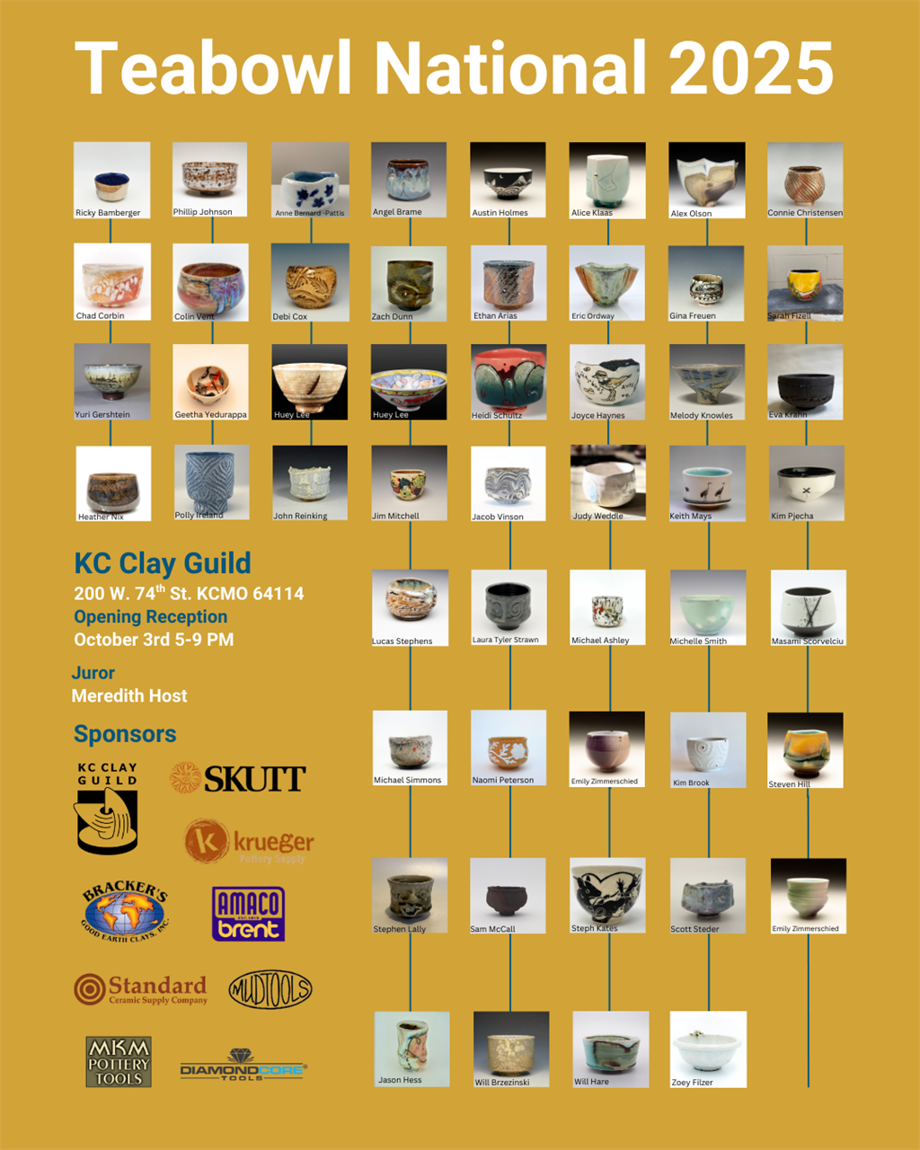 Kansas City Clay Guild - Teabowl National 25