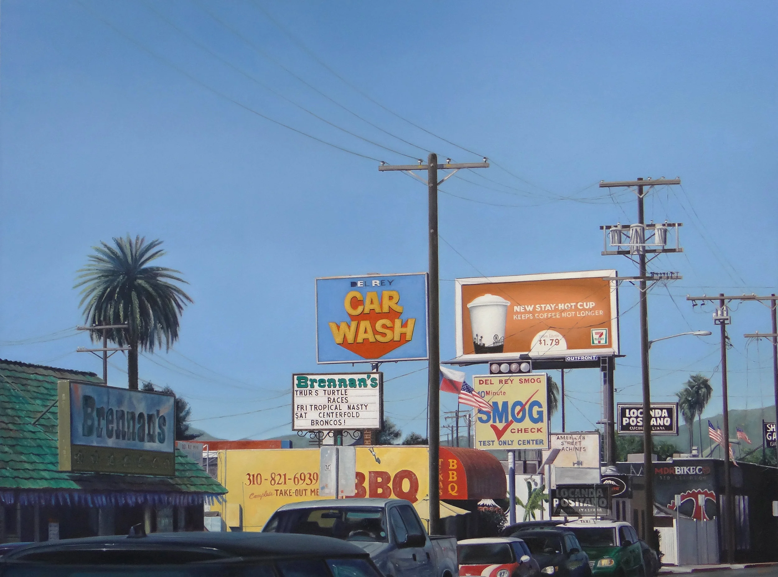   LINCOLN BLVD   OIl on Canvas /&nbsp;36 x 48 in. / 2016  Private Collection 