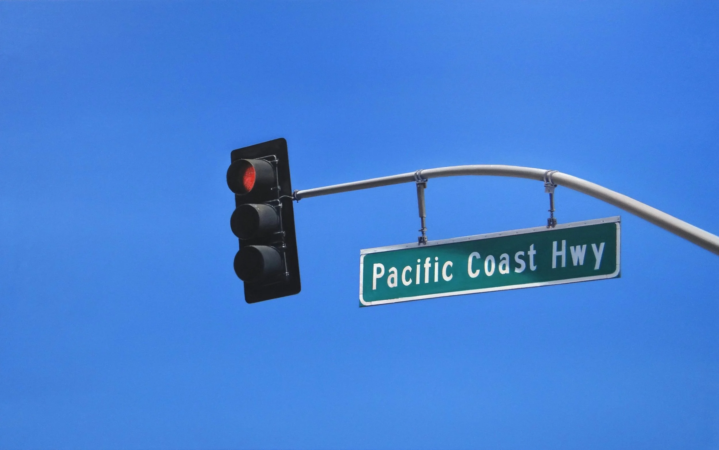   PACIFIC COAST HWY   OIl on Canvas /&nbsp;30 x 48 in. / 2016  Private Collection 