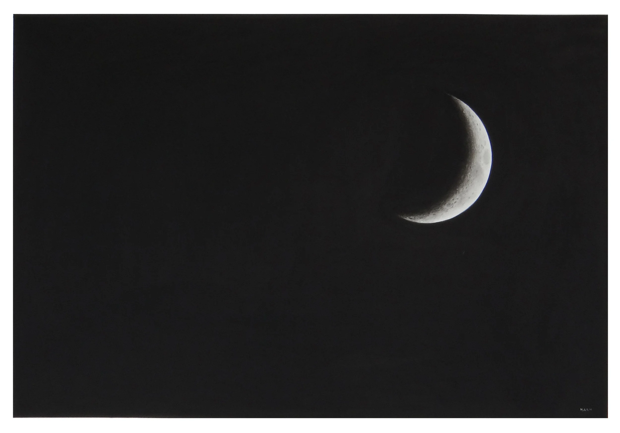   MOJAVE MOON   Charcoal on Paper /&nbsp;48 x 60 in. /&nbsp;2014  Private Collection 