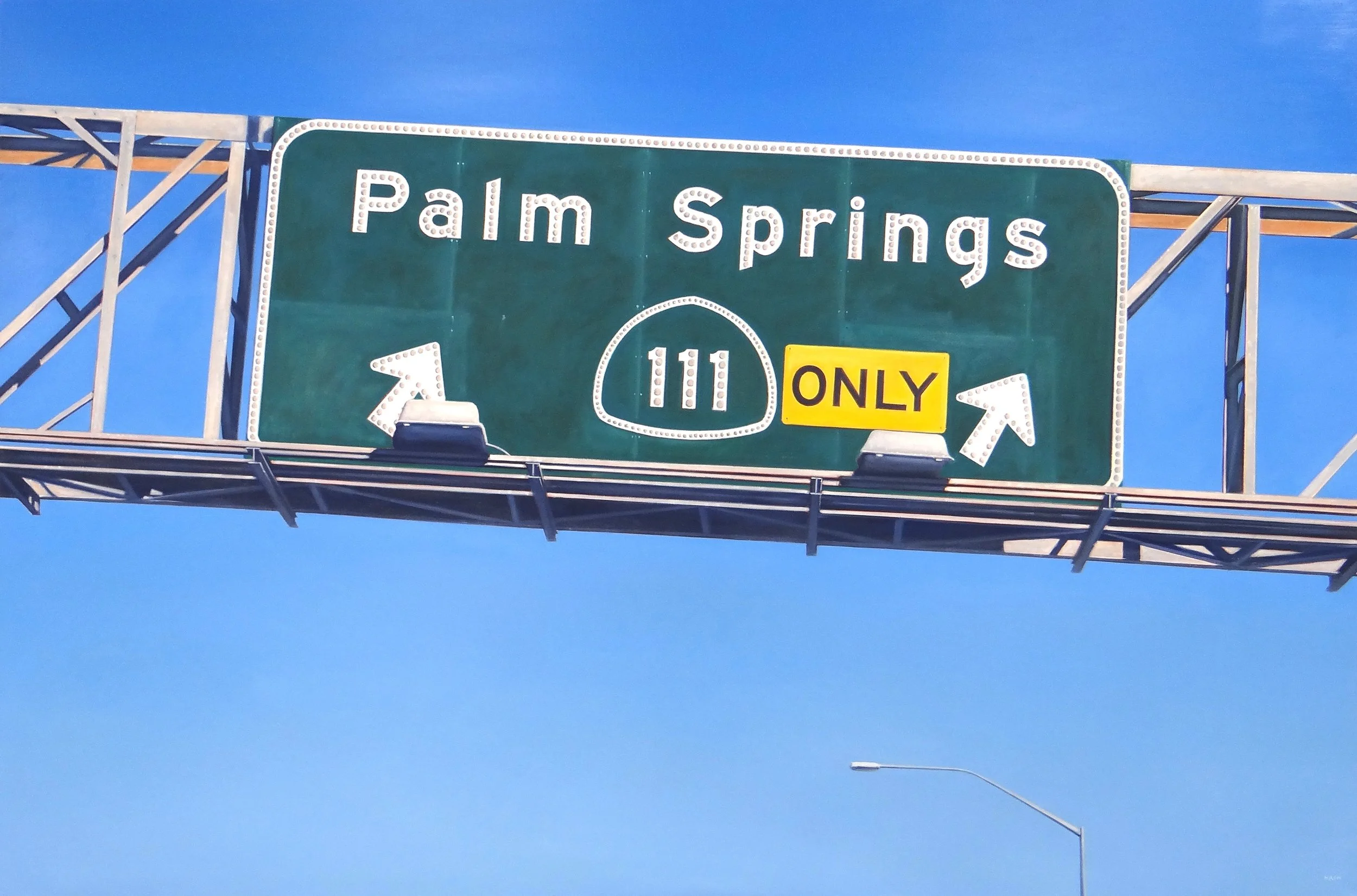   PALM SPRINGS 111 ONLY   OIl on Canvas /&nbsp;48 x 72 in. / 2015  Private Collection 