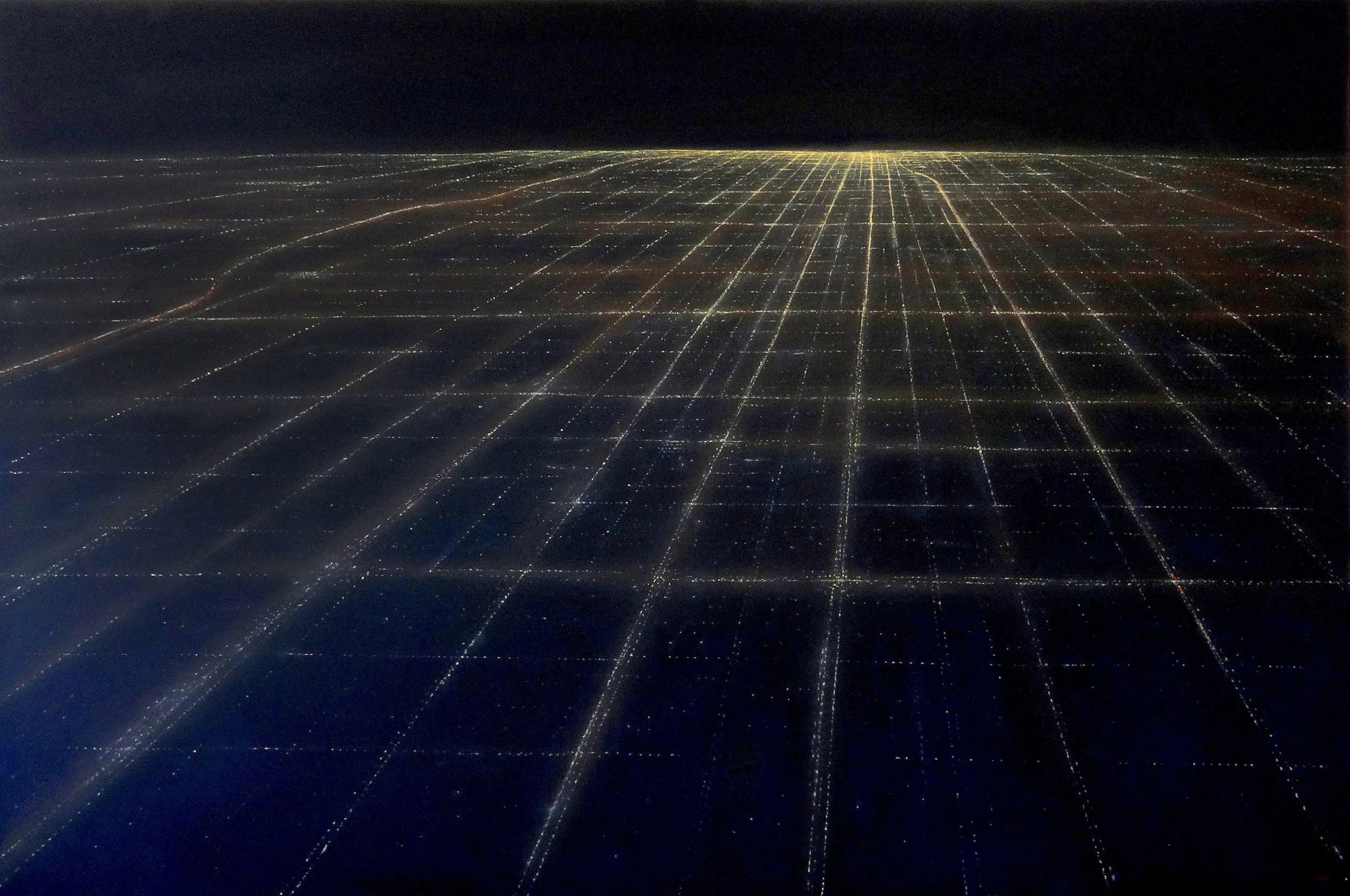   LAX ARRIVAL   OIl on Canvas /&nbsp;48 x 72 in. / 2014  Private Collection 