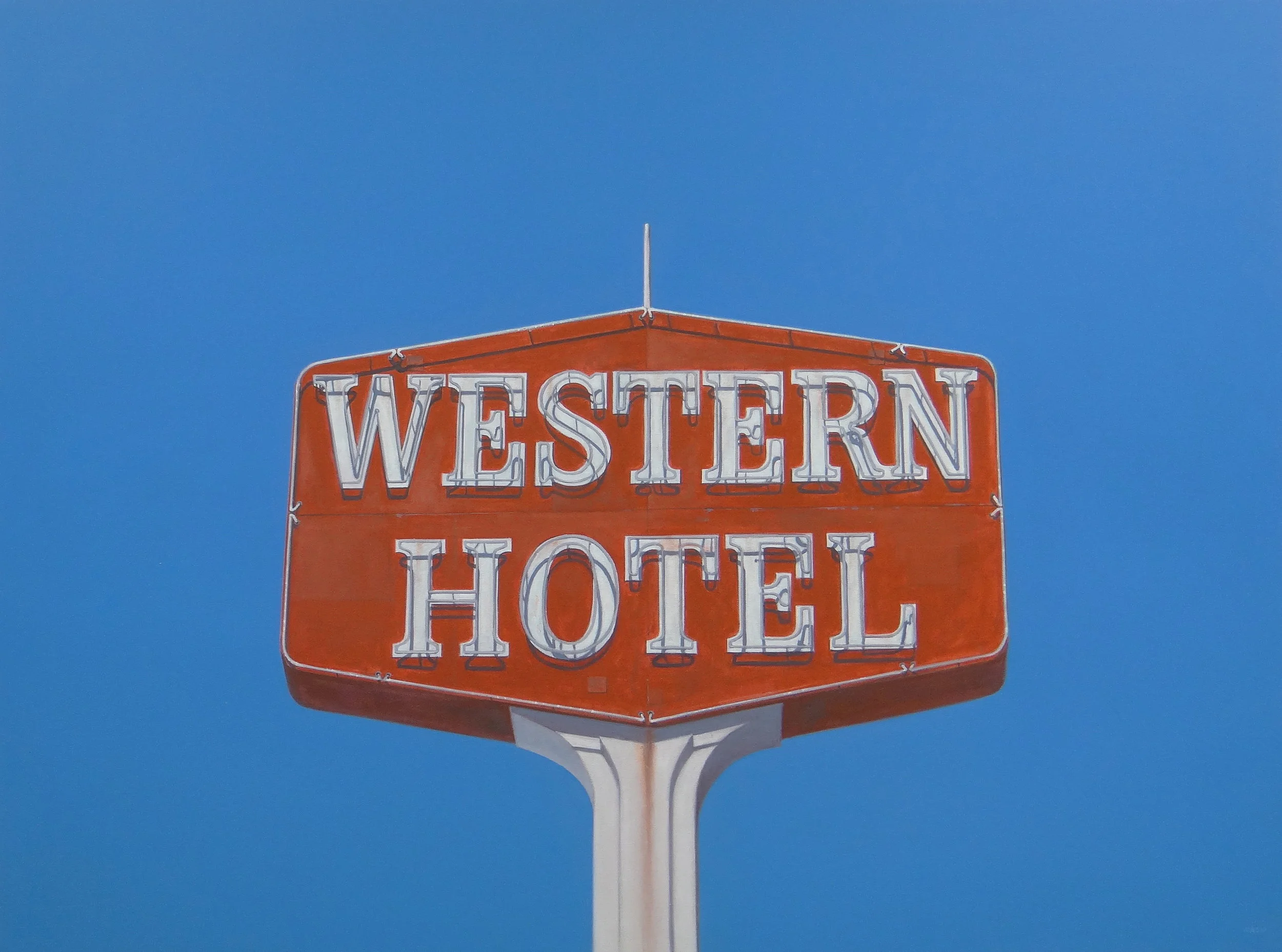   WESTERN HOTEL   OIl on Canvas /&nbsp;48 x 60 in. / 2016  Private Collection 
