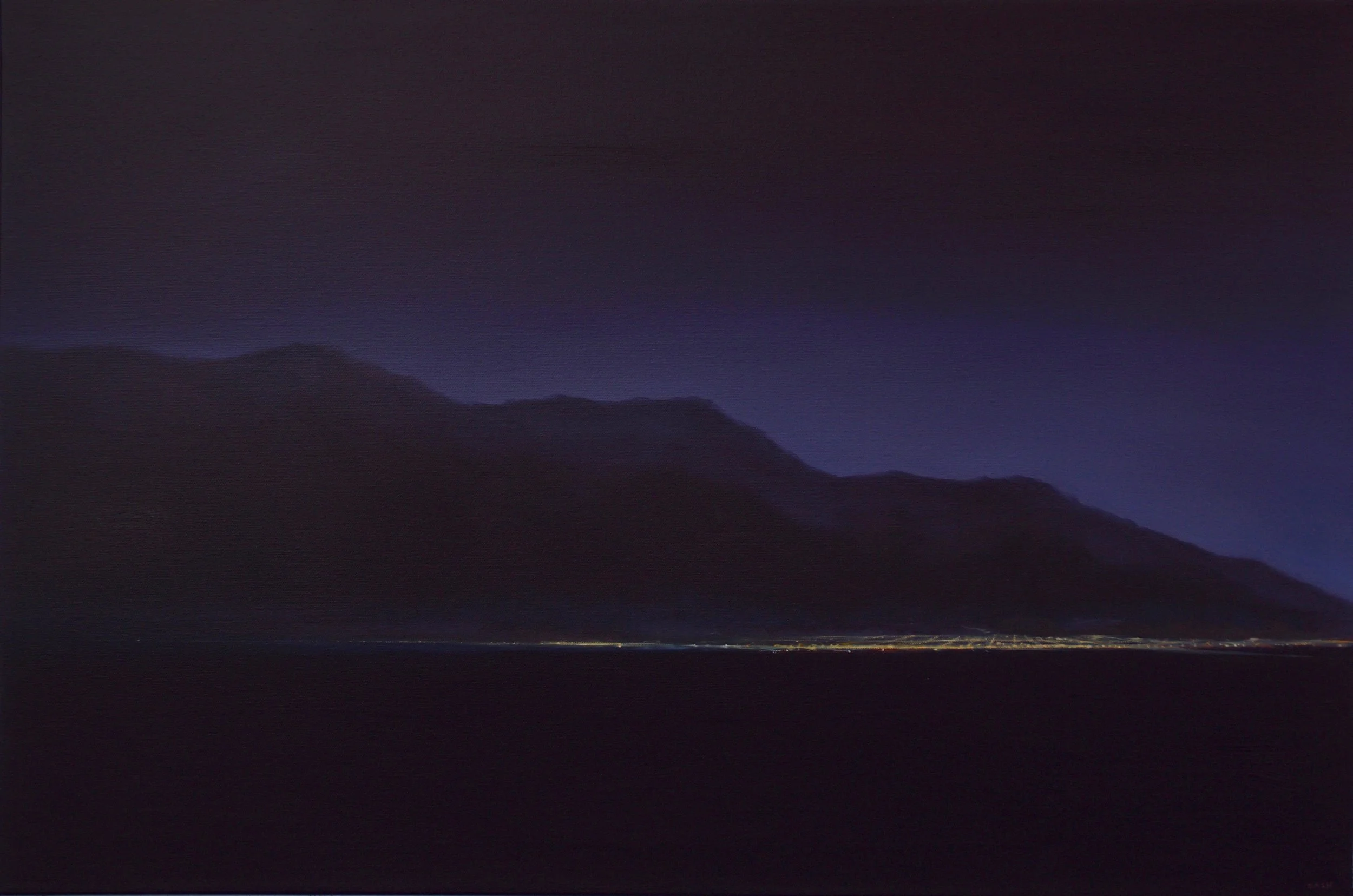  COACHELLA VALLEY NIGHT II   OIl on Canvas / 36 x 24 in. / 2019  Private Collection 