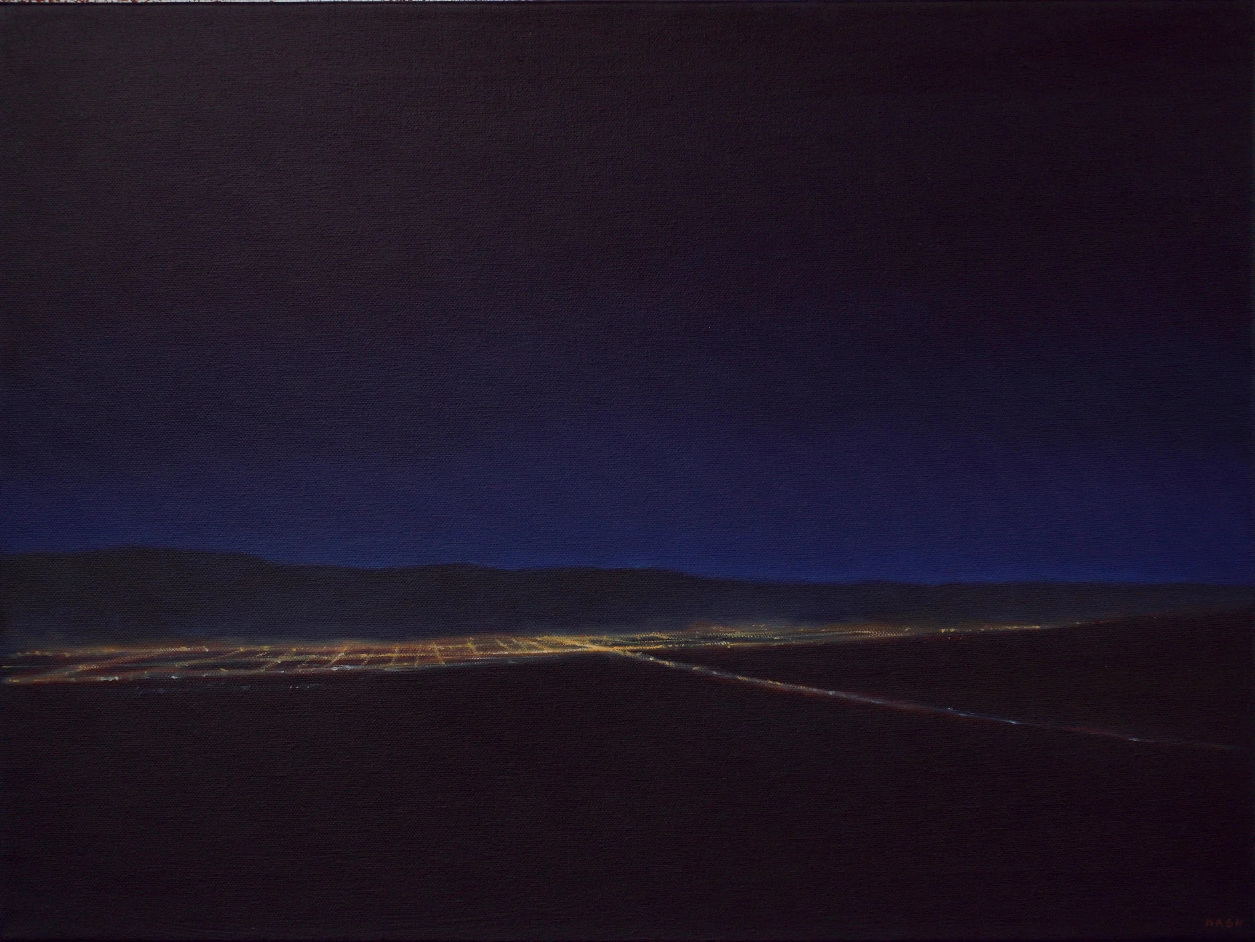   COACHELLA VALLEY NIGHT III   OIl on Canvas / 18 x 24 in. / 2019  Private Collection 
