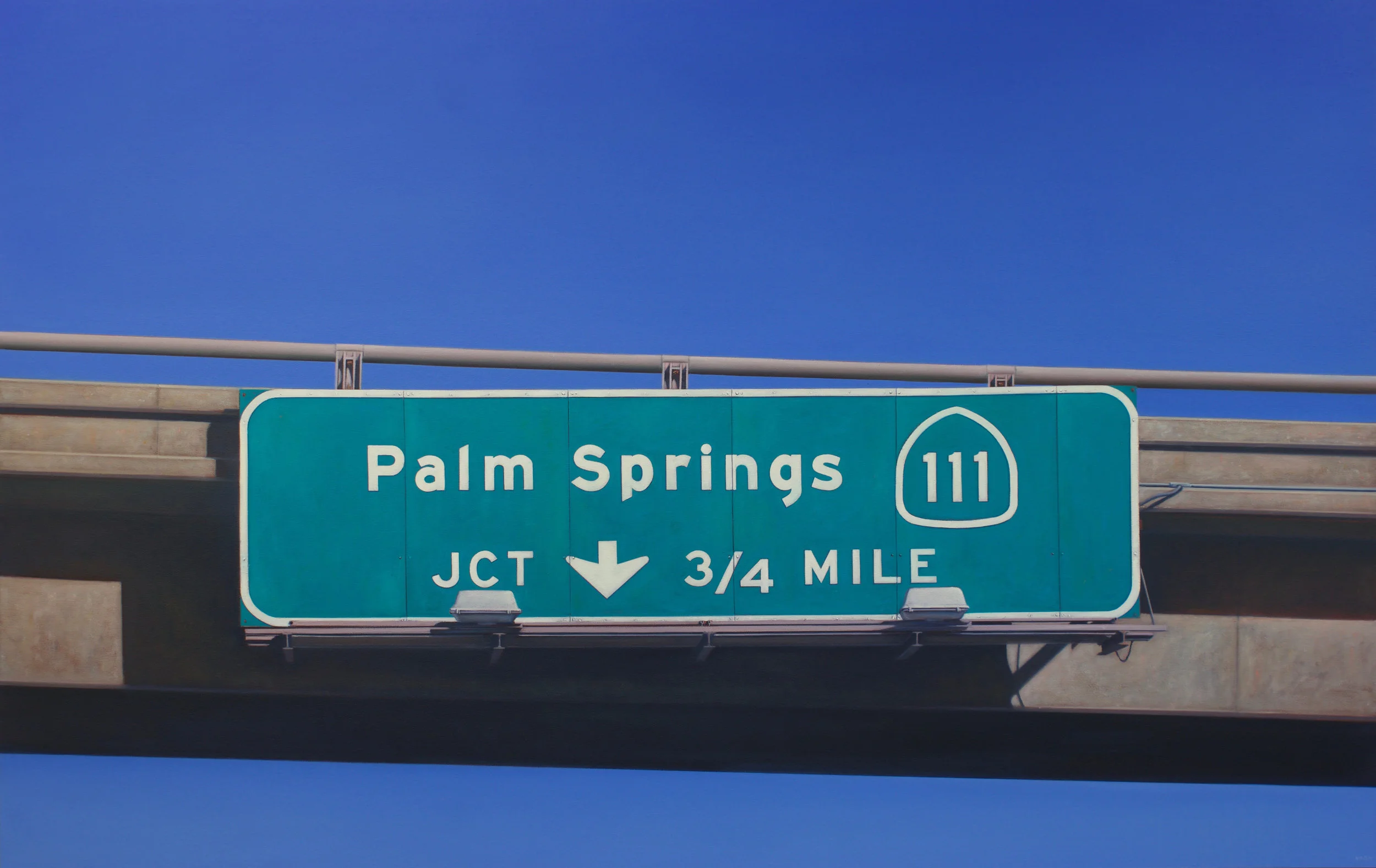 PALM SPRINGS 111 OIl on Canvas / 38 x 60 in. / 2019 Available at Skidmore Contemporary Art