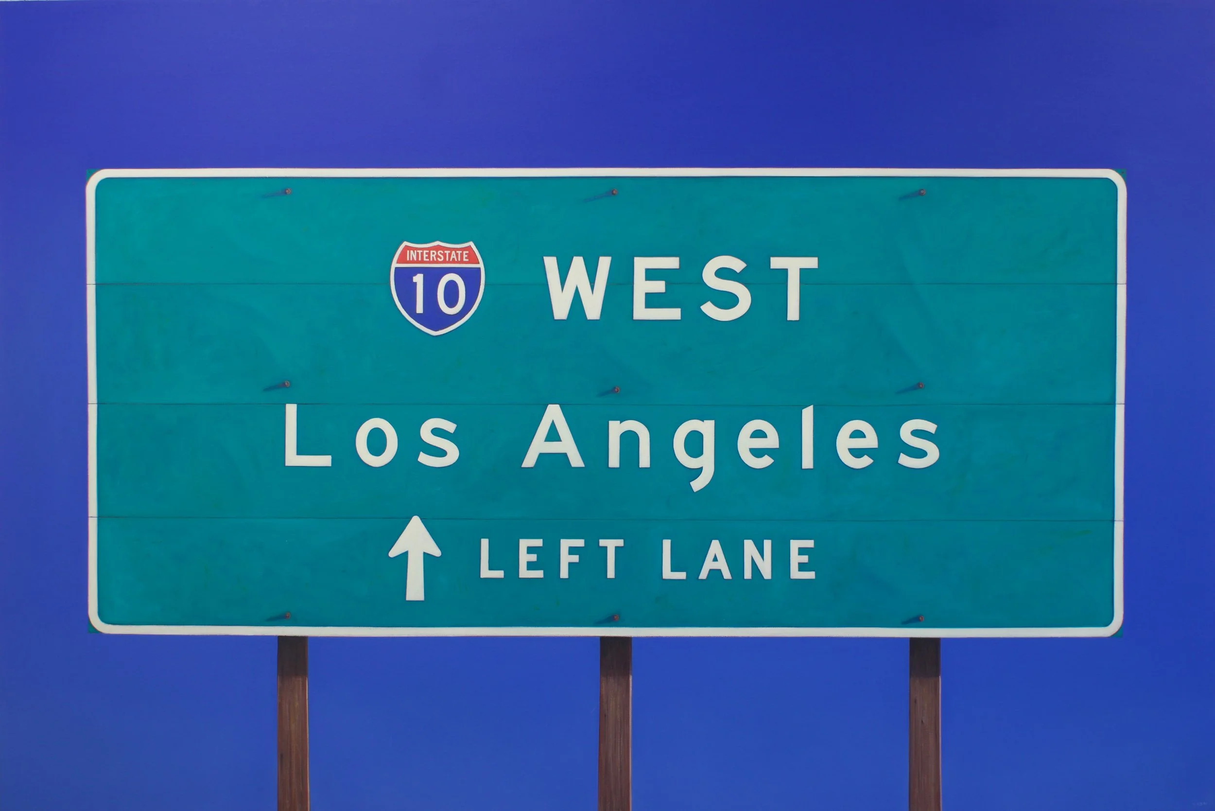 WEST LOS ANGELES OIl on Canvas / 48 x 72 in. / 2019 Available at Skidmore Contemporary Art