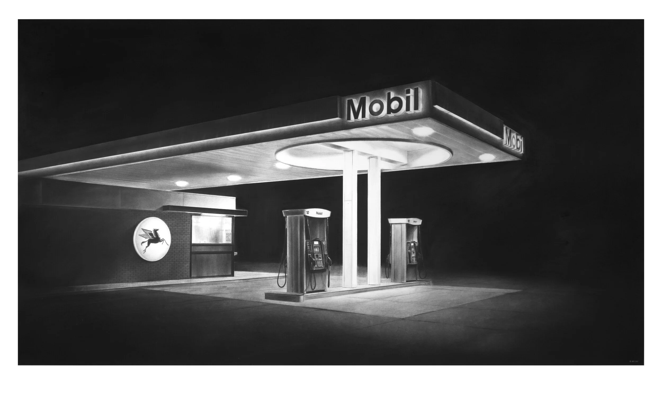   WESTERN MOBIL   Charcoal on Paper / 40 x 72 in. / 2019  Private Collection 