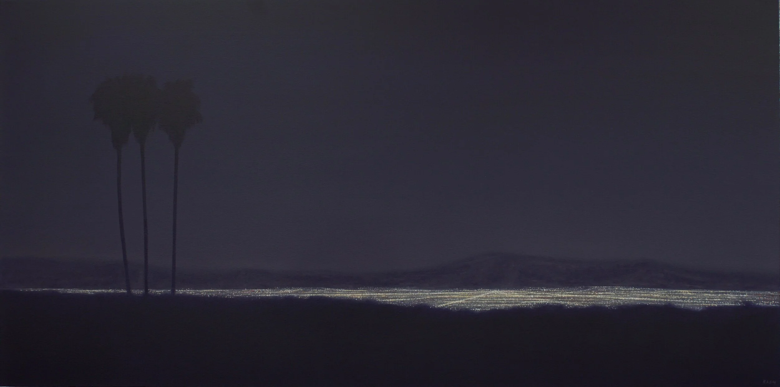   DESERT OASIS   Oil on Canvas / 38 x 60 in. / 2019  Private Collection 