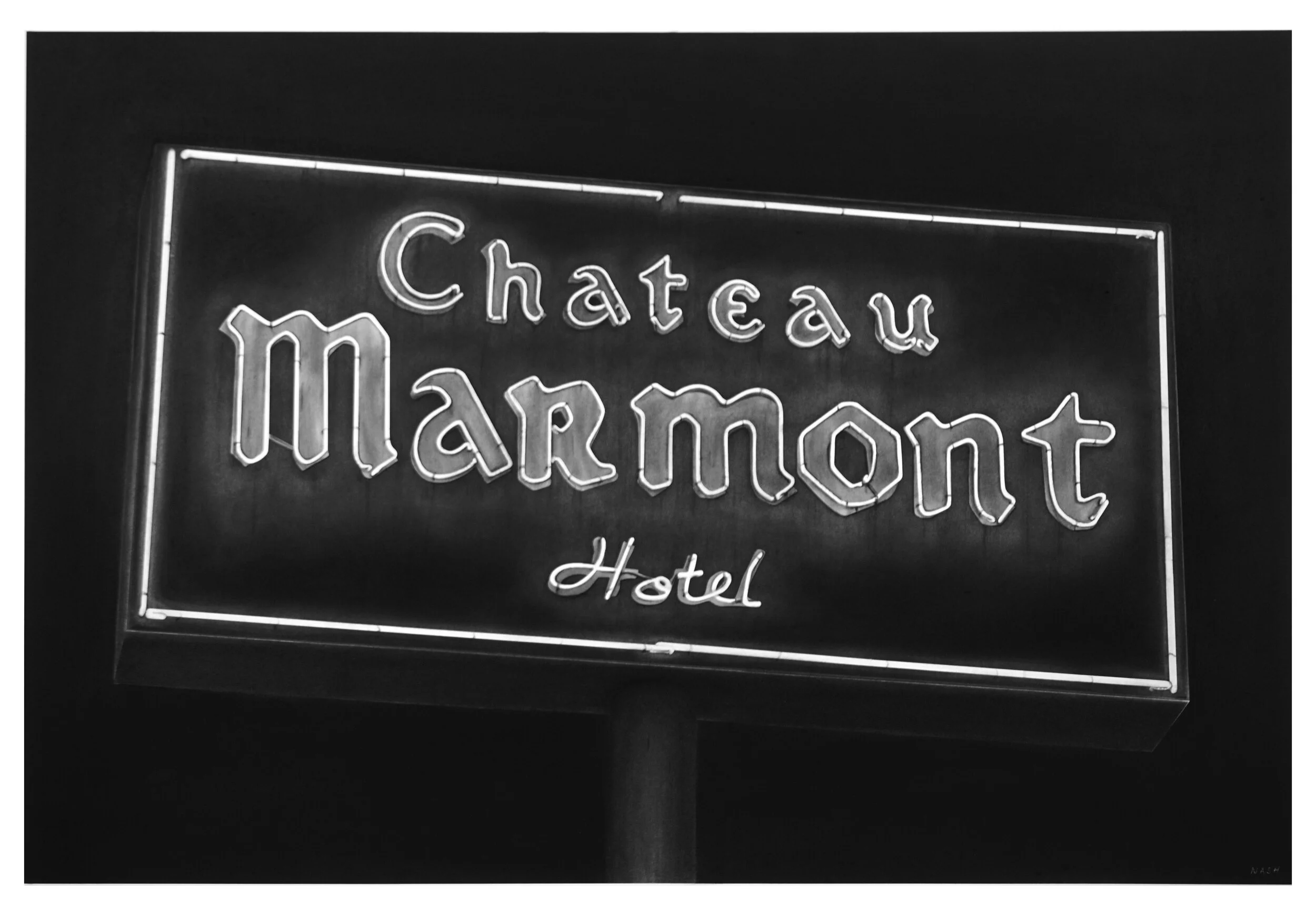   CHATEAU MARMONT   Charcoal on Paper / 30 x 44 in. / 2020  Private Collection 
